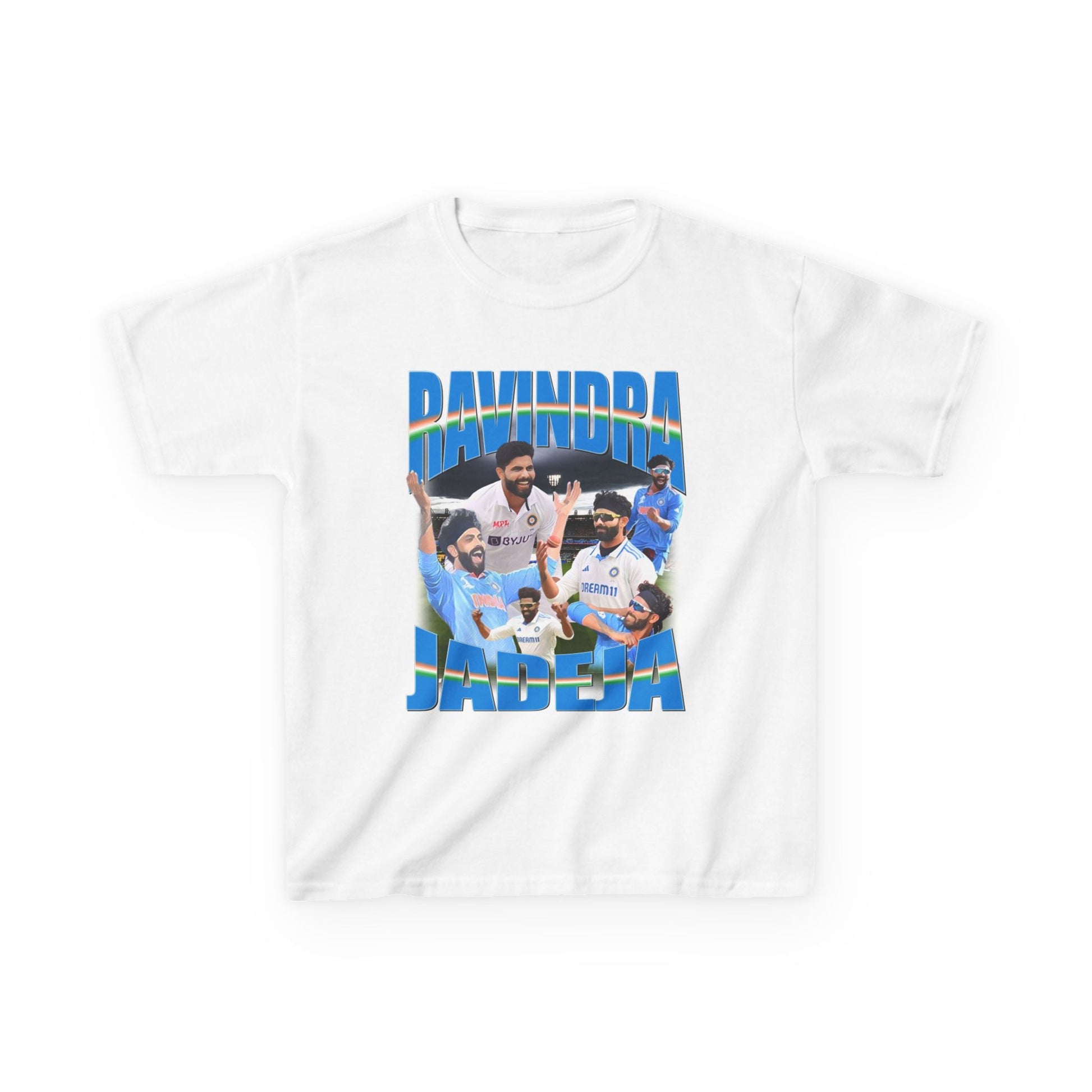 Ravindra Jadeja Indian Cricket Graphic Tee (Kids) - VFtees