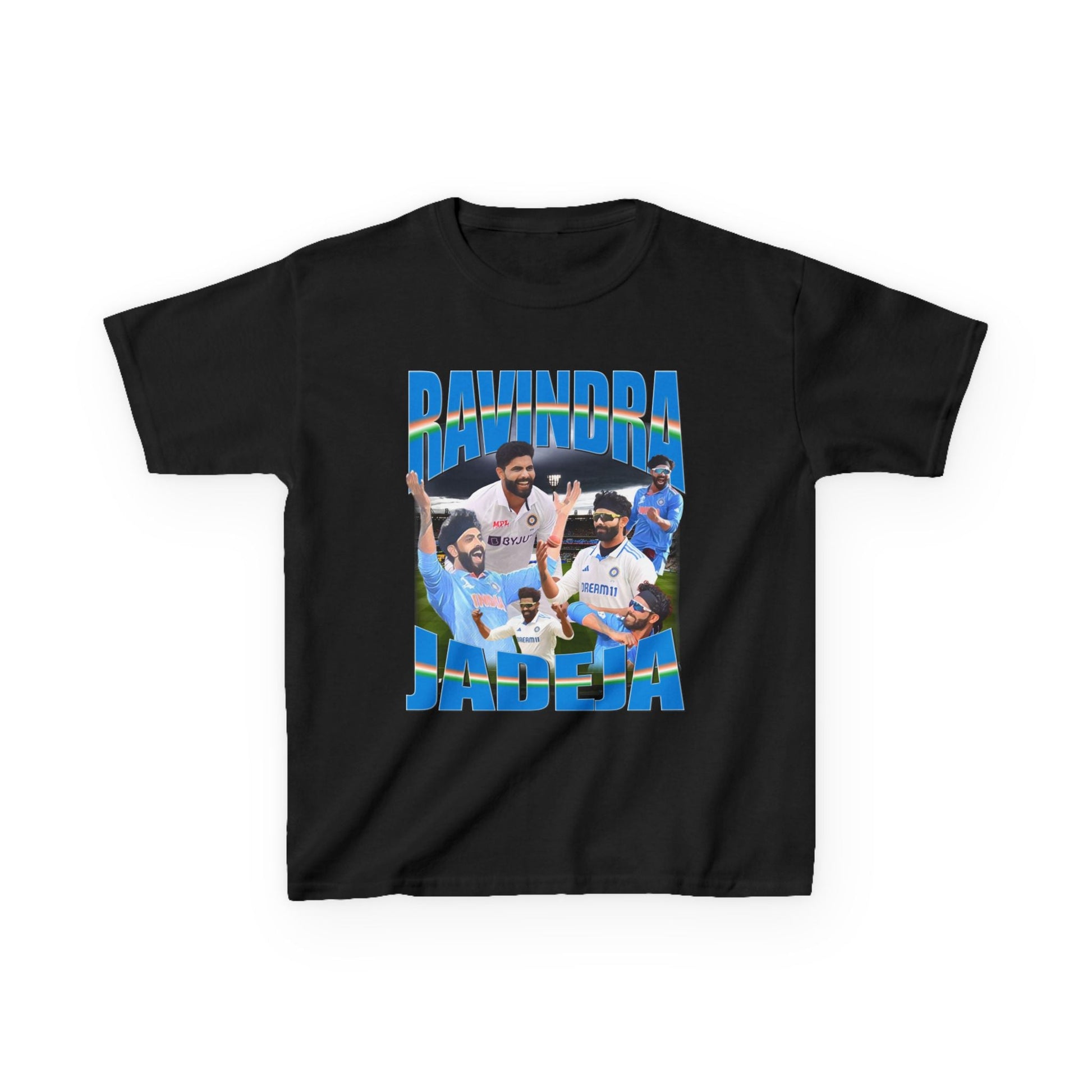 Ravindra Jadeja Indian Cricket Graphic Tee (Kids) - VFtees