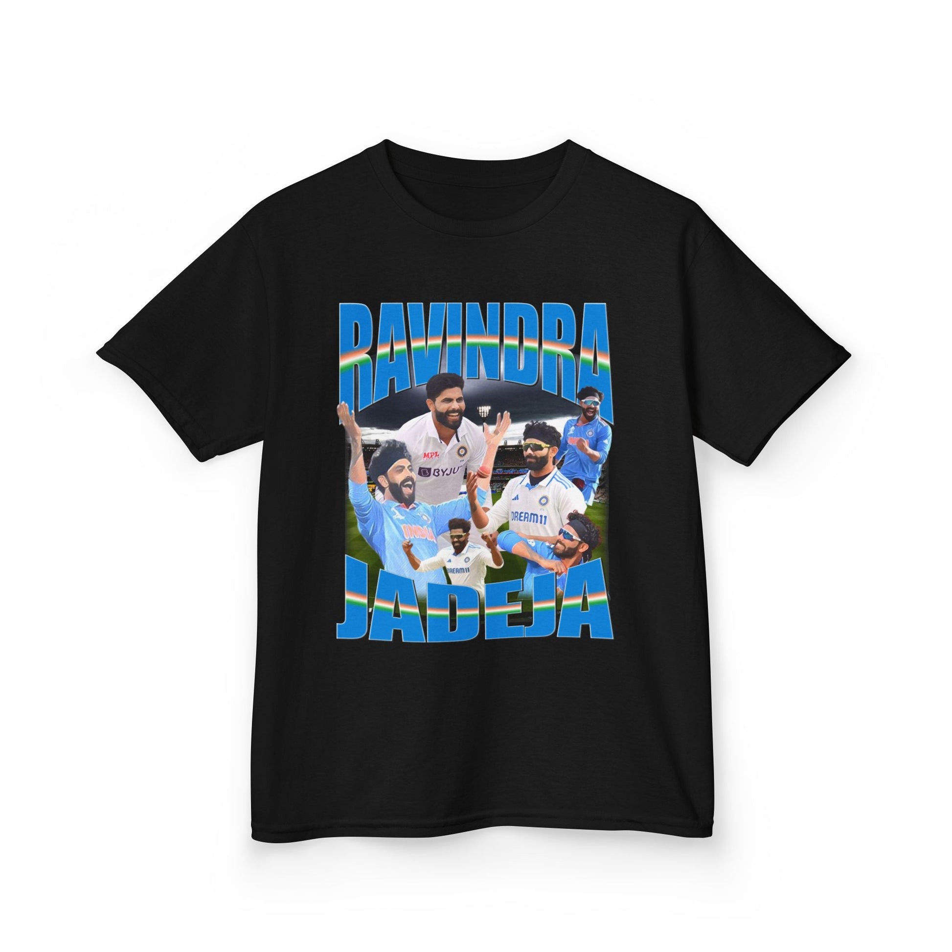 Ravindra Jadeja Indian Cricket Graphic Tee (Kids) - VFtees