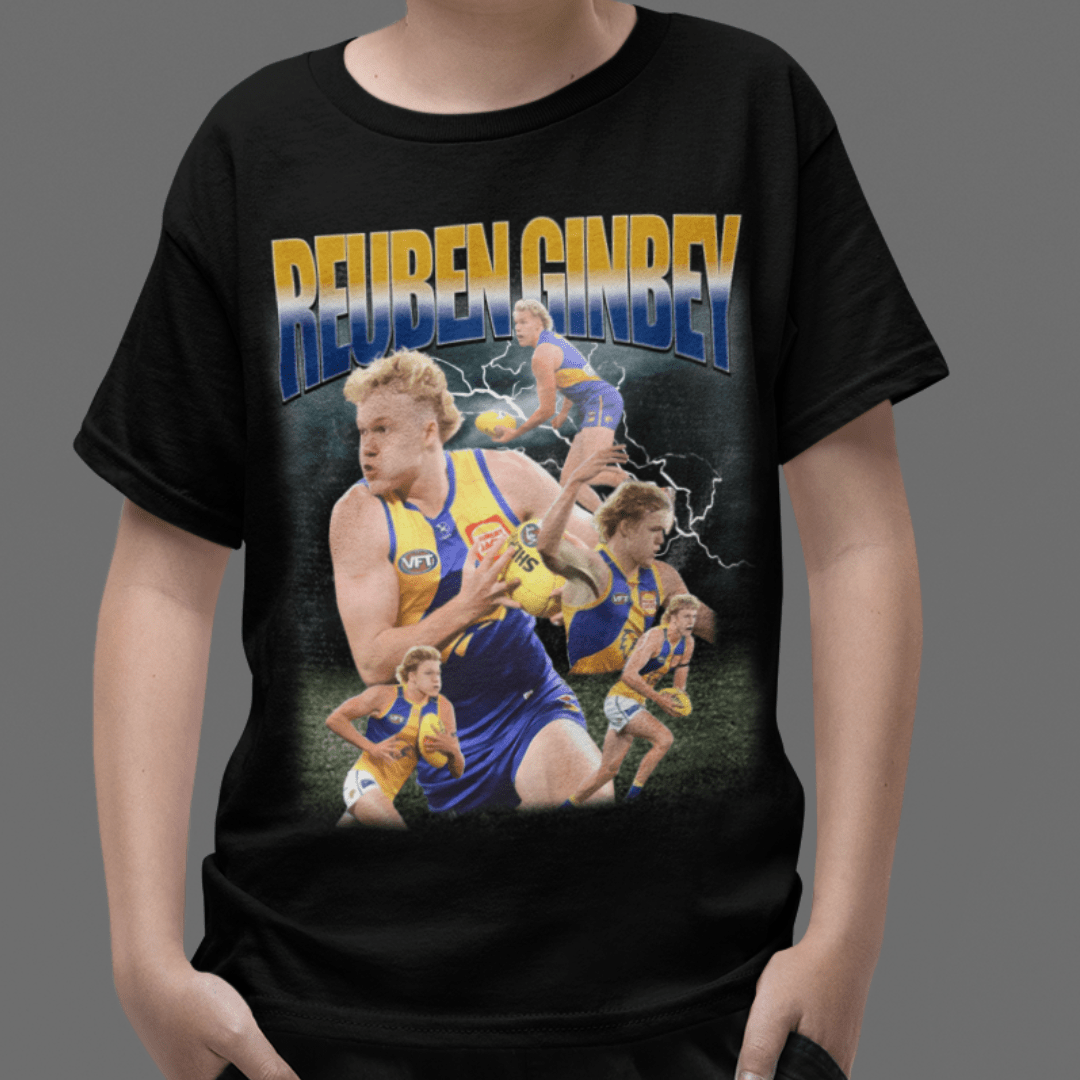 Reuben Ginbey AFL Graphic Tee (Kids) - VFtees
