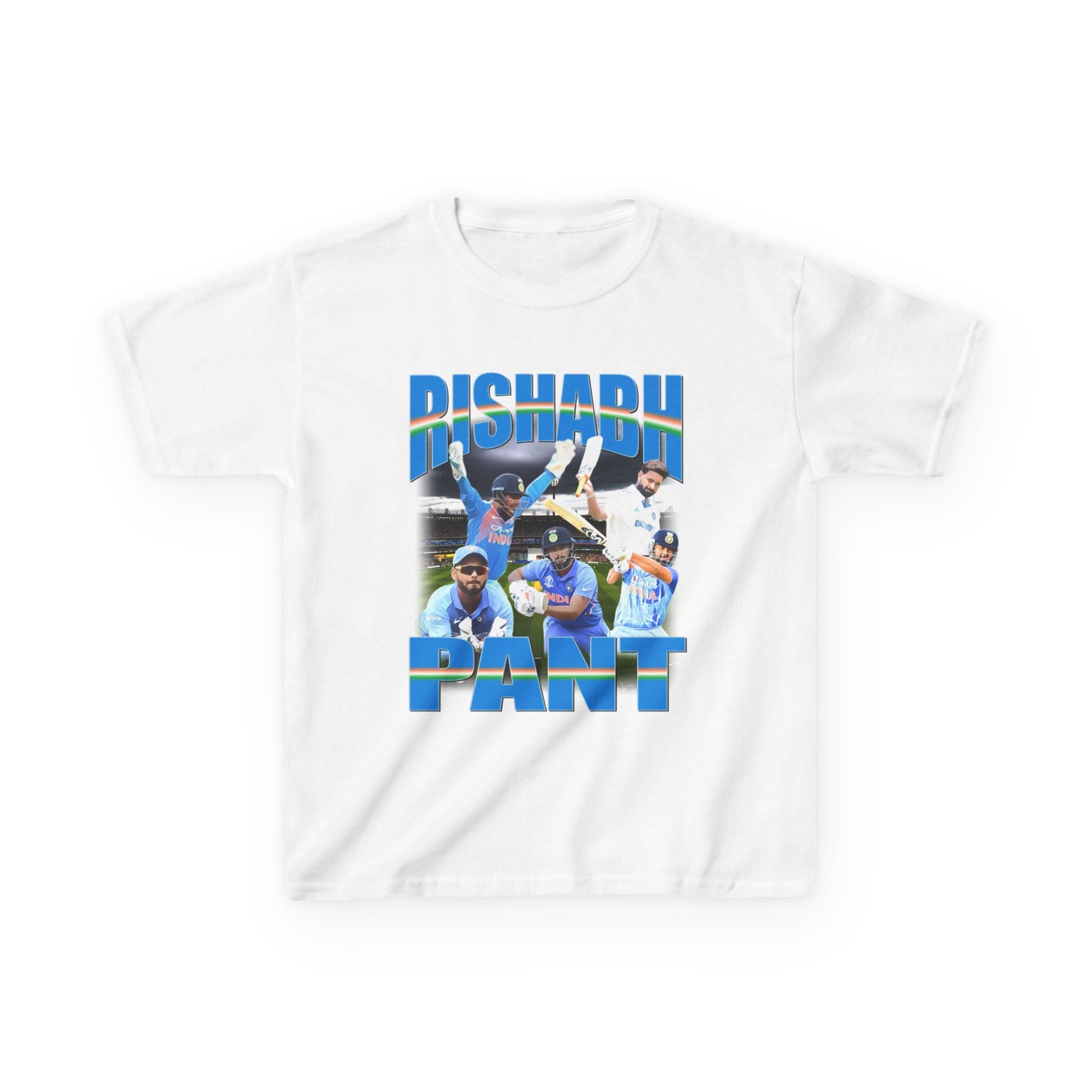 Rishabh Pant Indian Cricket Graphic Tee (Kids) - VFtees