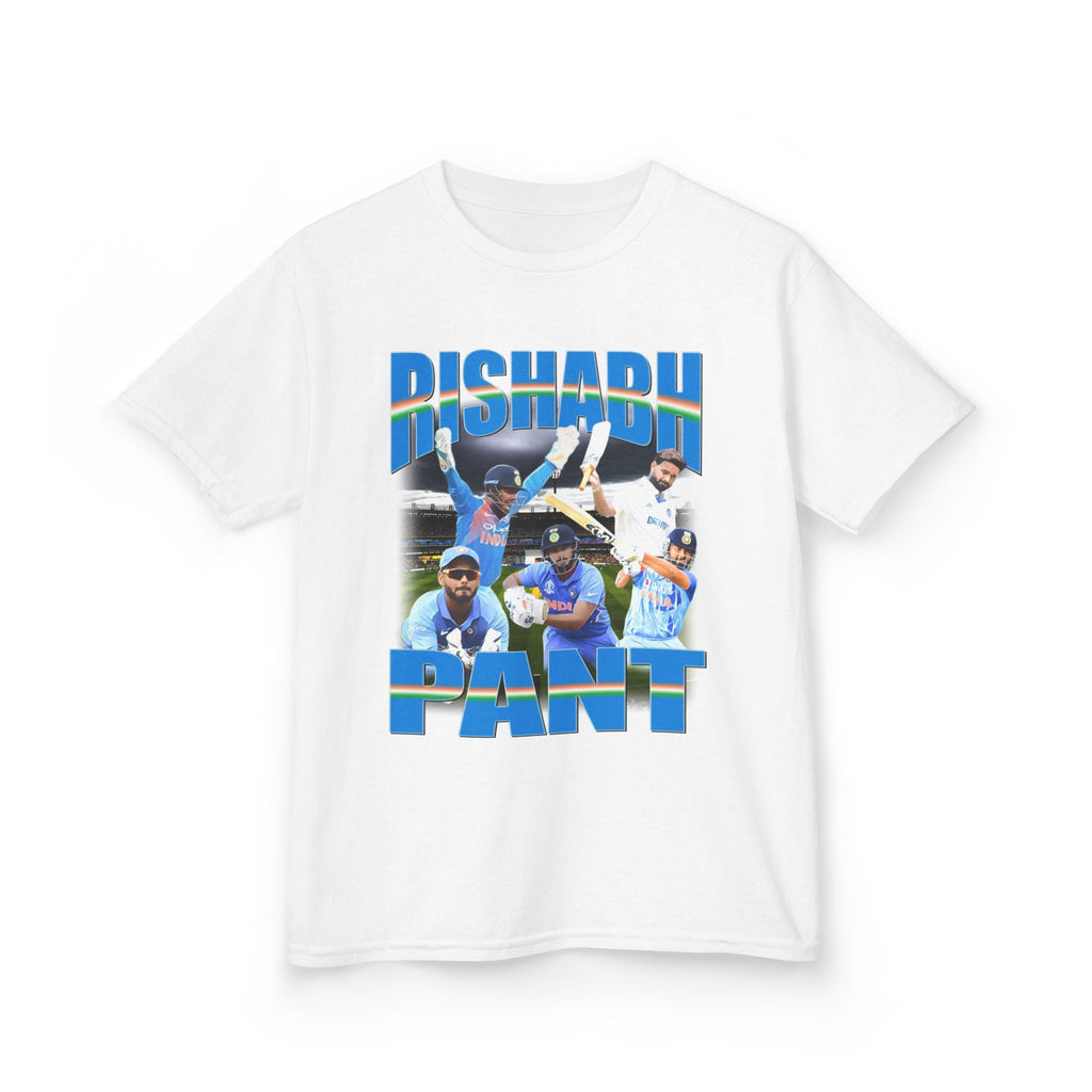 Rishabh Pant Indian Cricket Graphic Tee (Kids) - VFtees