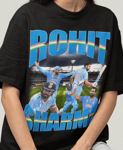 Rohit Sharma Indian Cricket Graphic Tee - VFtees