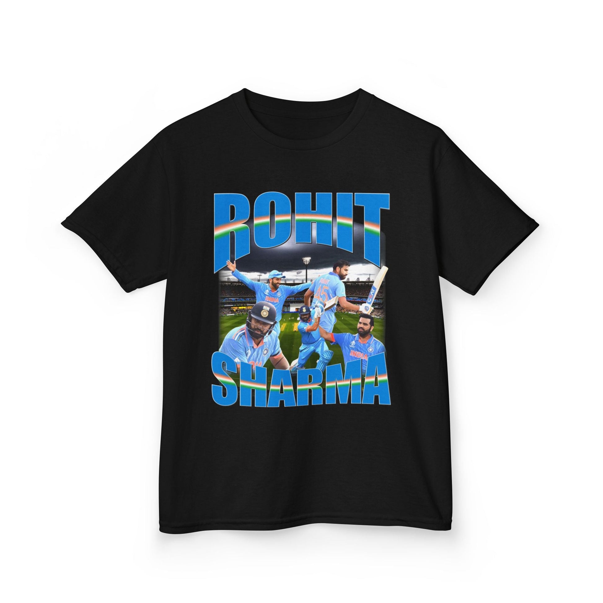 Rohit Sharma Indian Cricket Graphic Tee (Kids) - VFtees