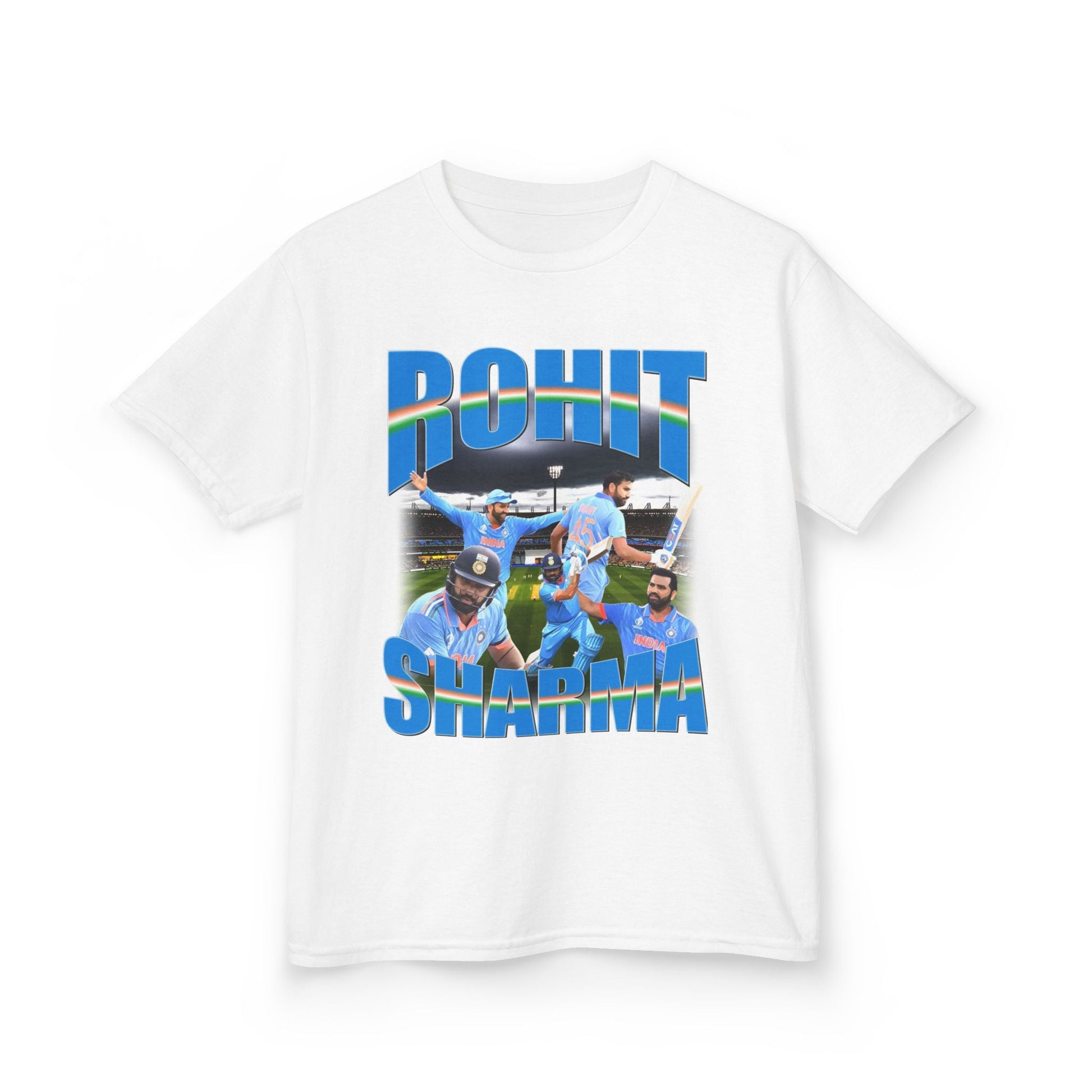 Rohit Sharma Indian Cricket Graphic Tee (Kids) - VFtees