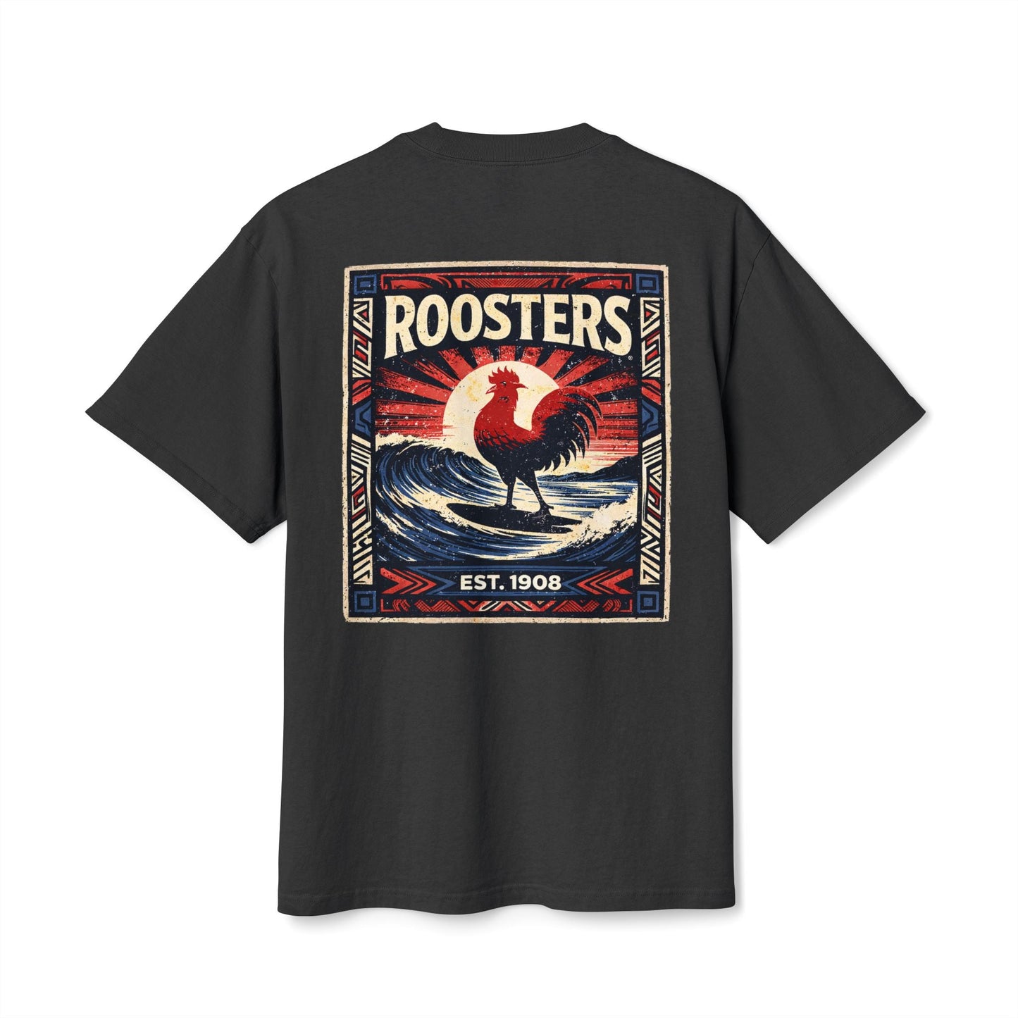 Roosters League Wave Tee - VFtees