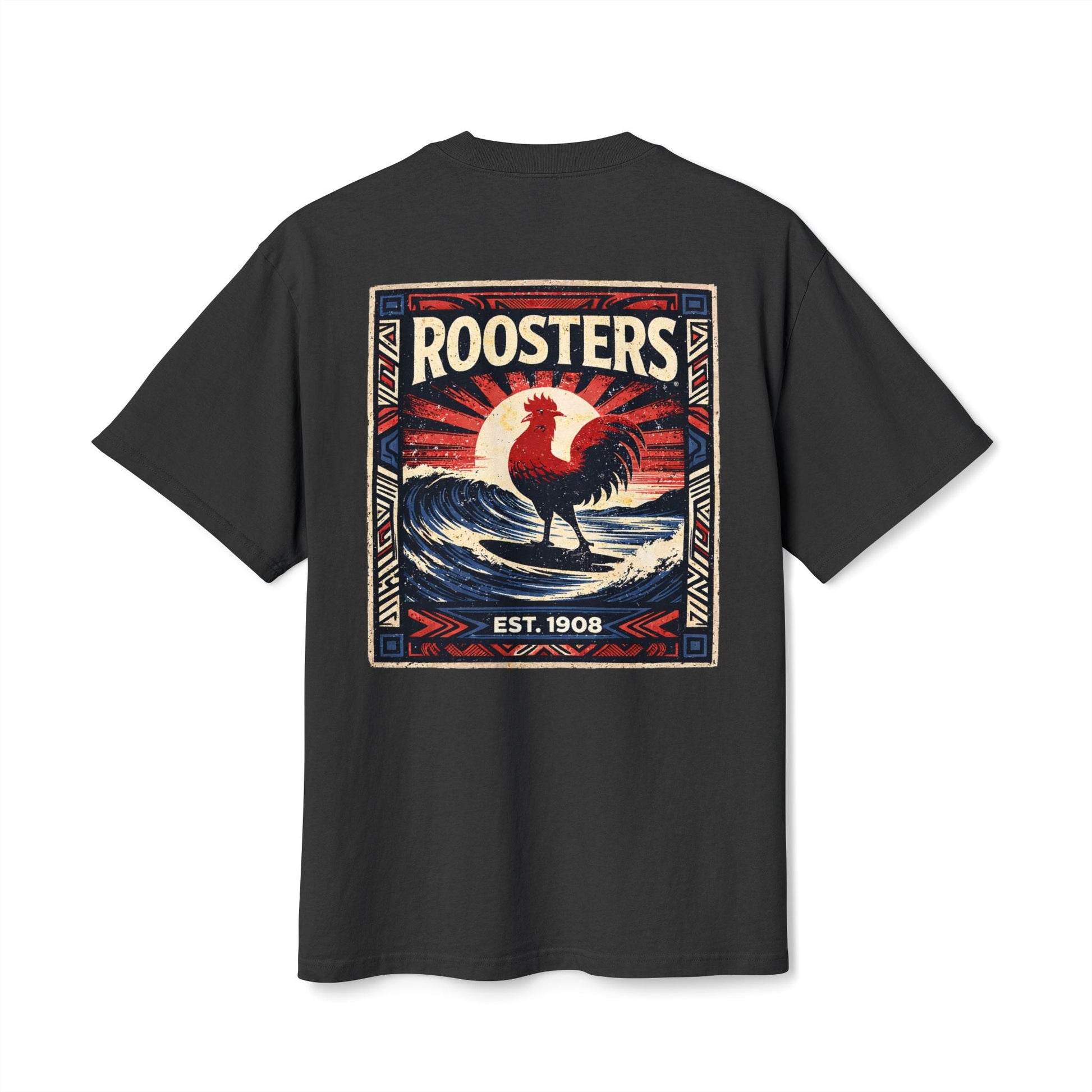 Roosters League Wave Tee - VFtees
