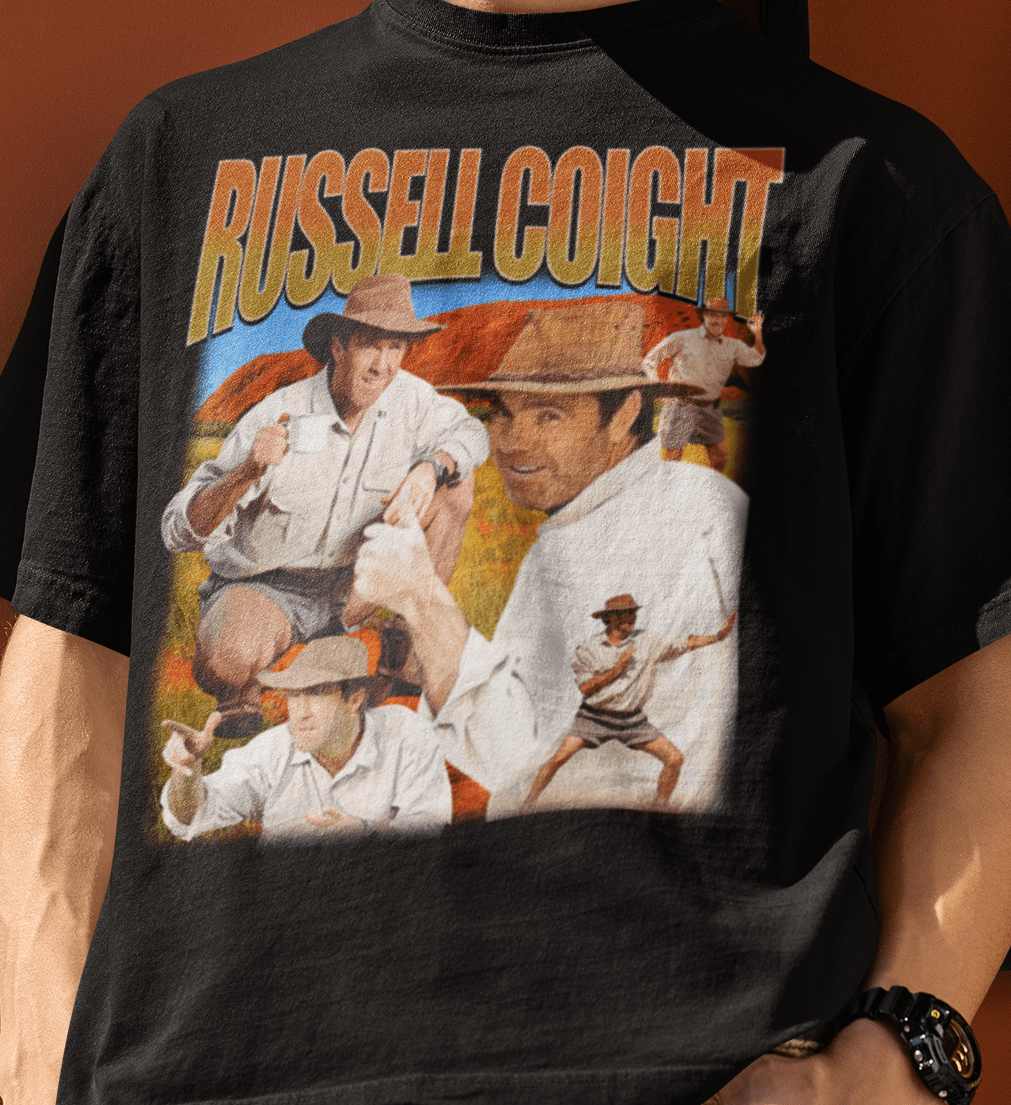 Russel Coight All Aussie Adventures Graphic Tee - VFtees