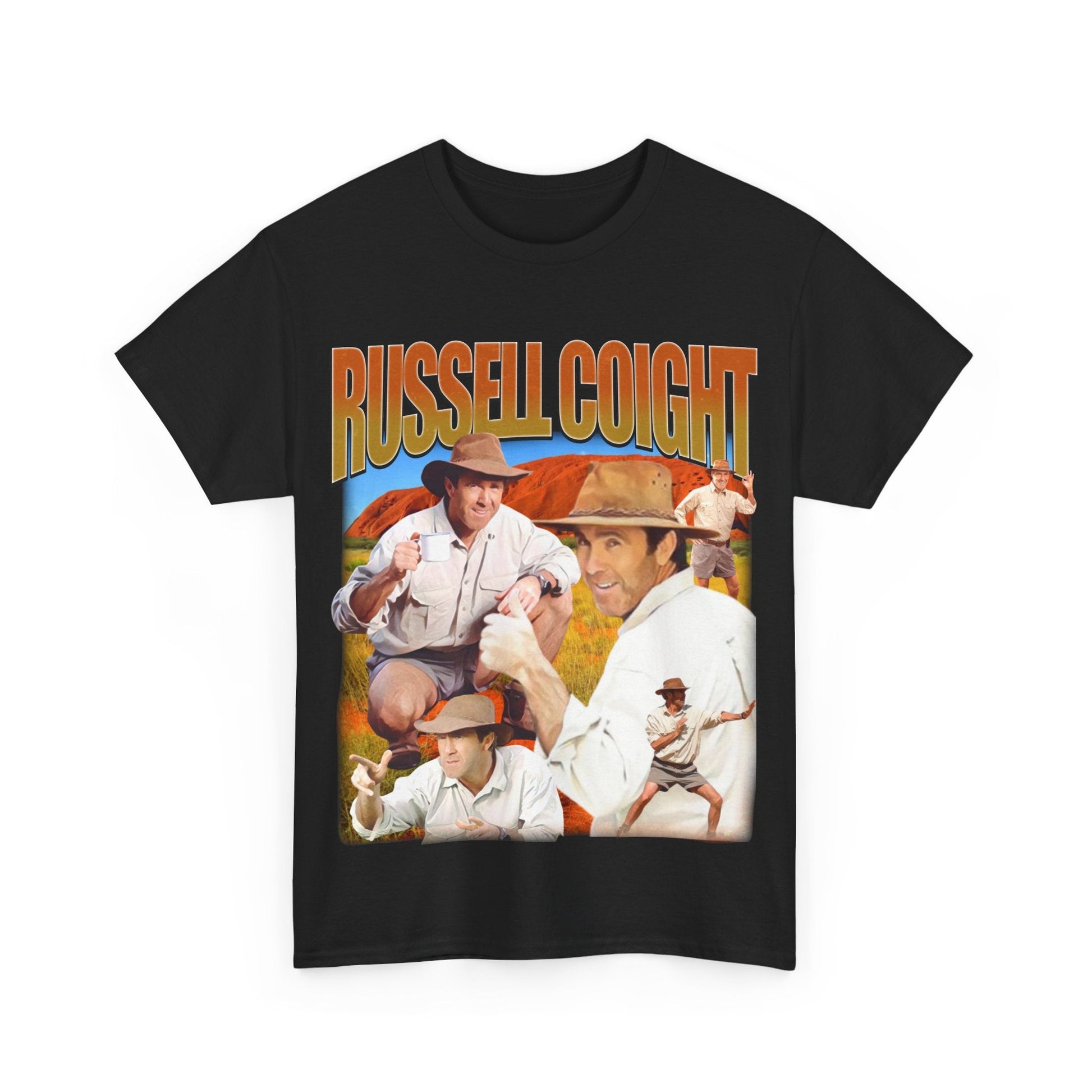 Russel Coight All Aussie Adventures Graphic Tee - VFtees
