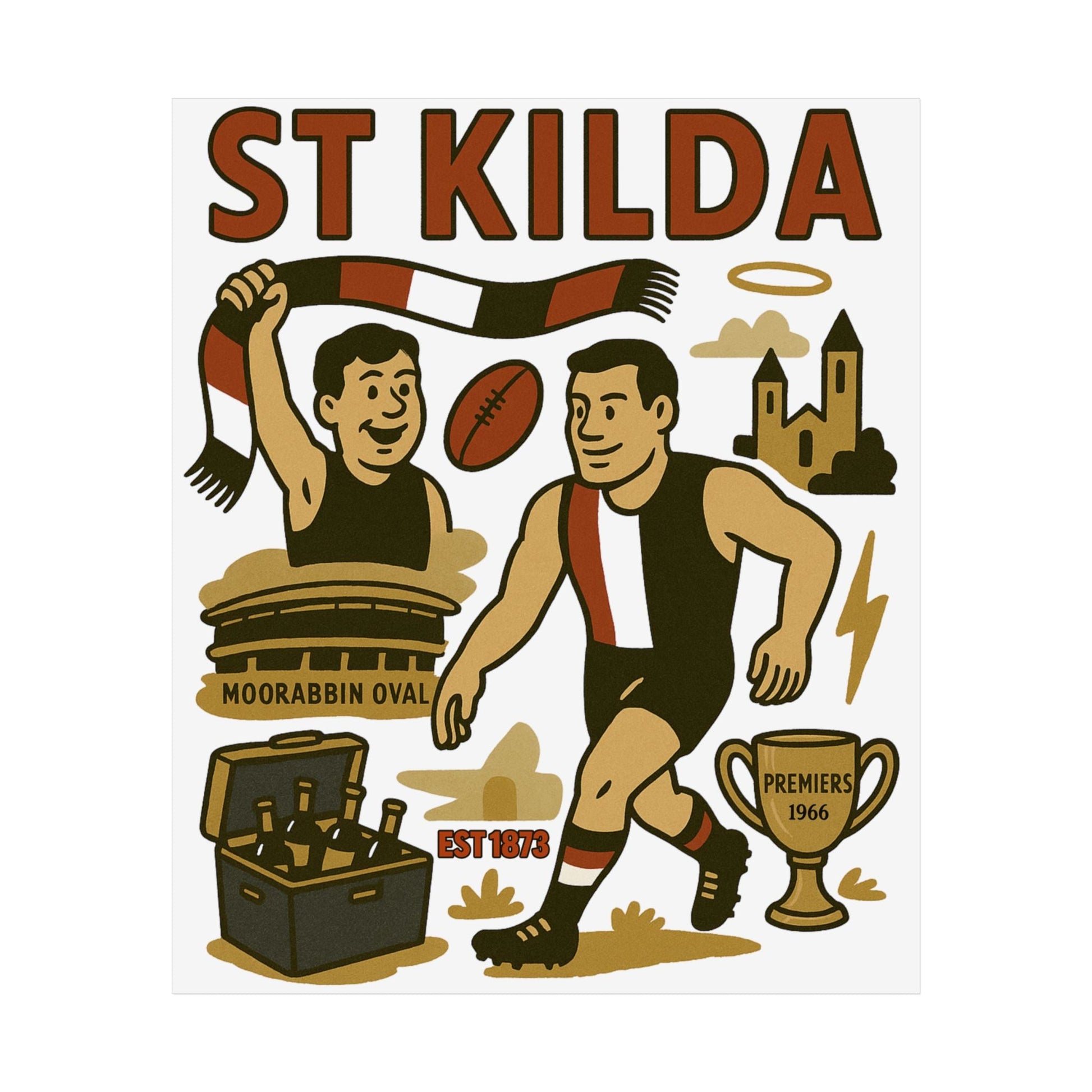 Saints Vintage Wall Art (Limited Release) - VFtees