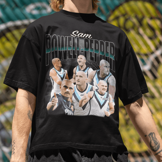 Sam Powell - Pepper Footy Graphic Tee - VFtees