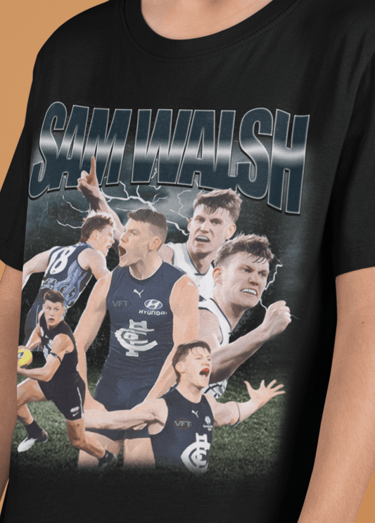 Sam Walsh AFL Graphic Tee (Kids) - VFtees