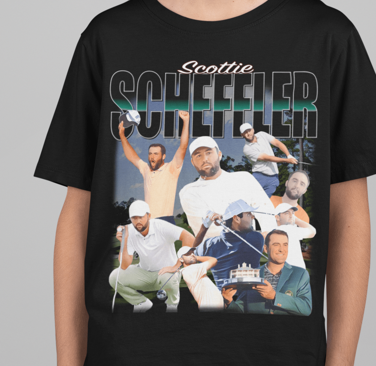 Scottie Sheffler Pro Golf Graphic Tee (Kids) - VFtees