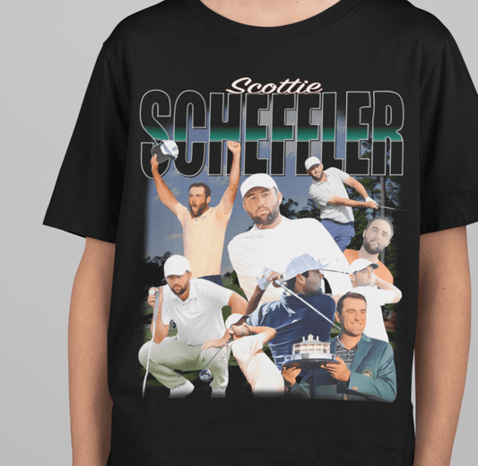 Scottie Sheffler Pro Golf Graphic Tee (Kids) - VFtees