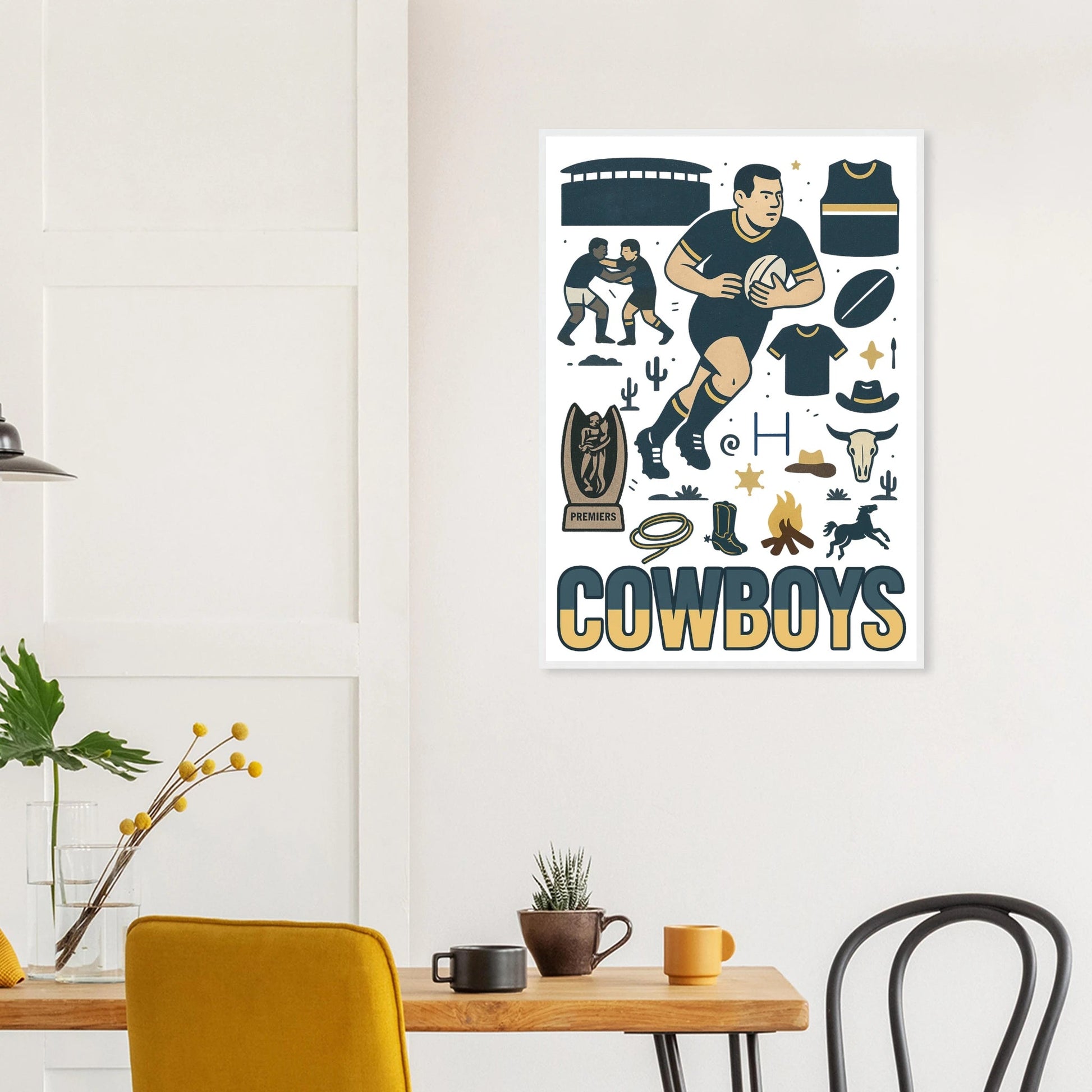 South Sydney League Framed Wall Art - VFtees