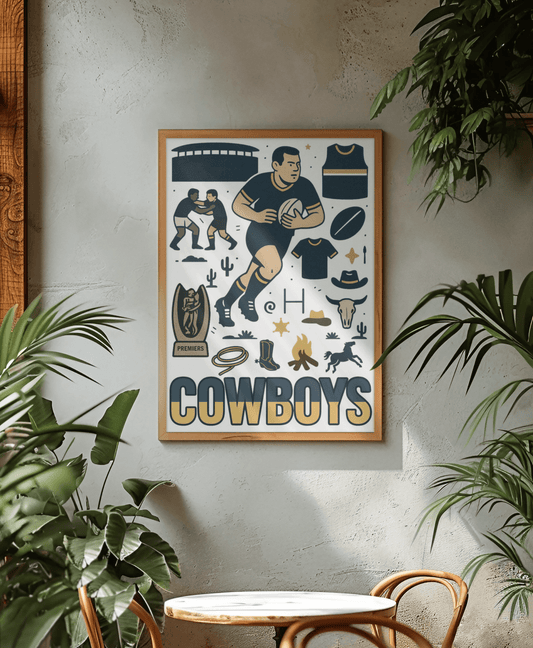 South Sydney League Framed Wall Art - VFtees