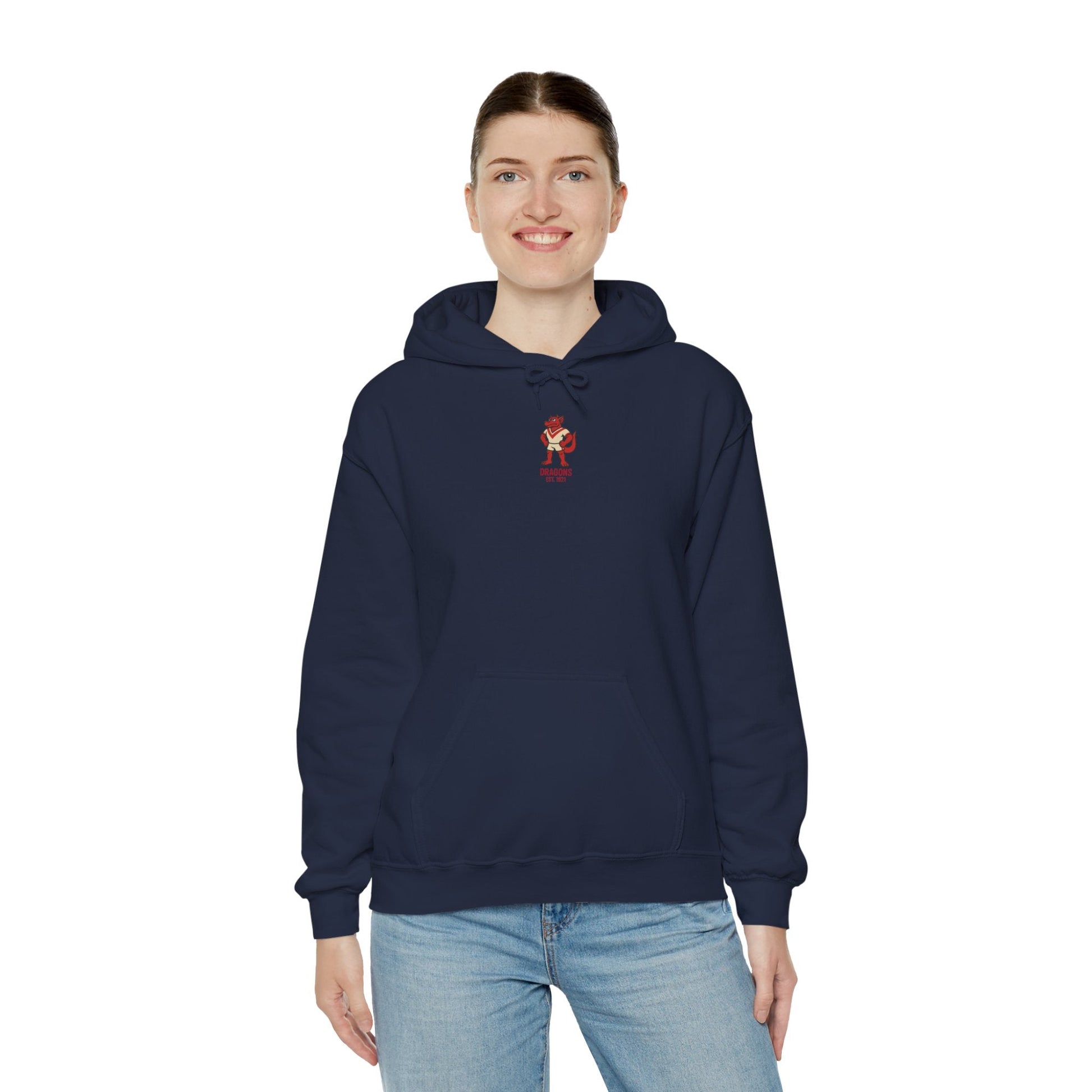 St George Heritage Rugby League Hoodie - Dragons Edition - VFtees