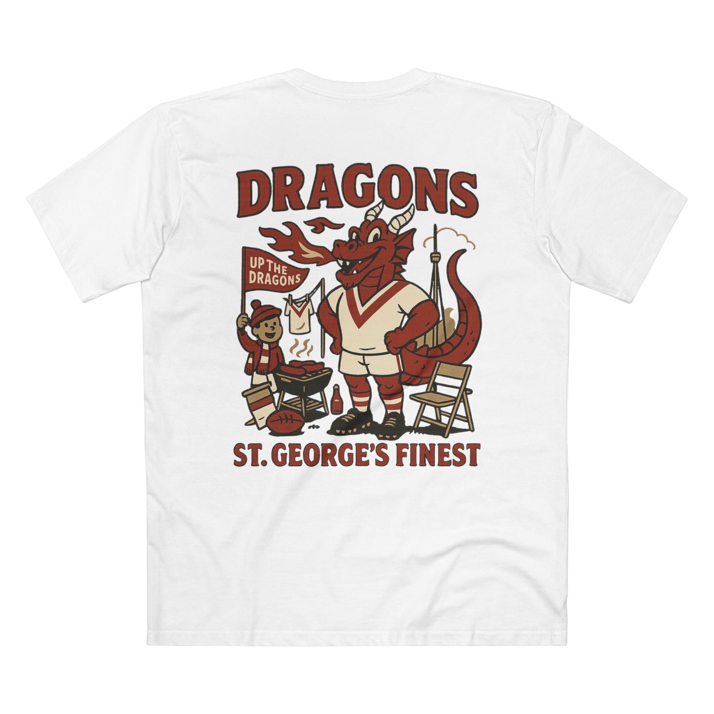St George Rugby League Tee - Dragons Club Series - VFtees