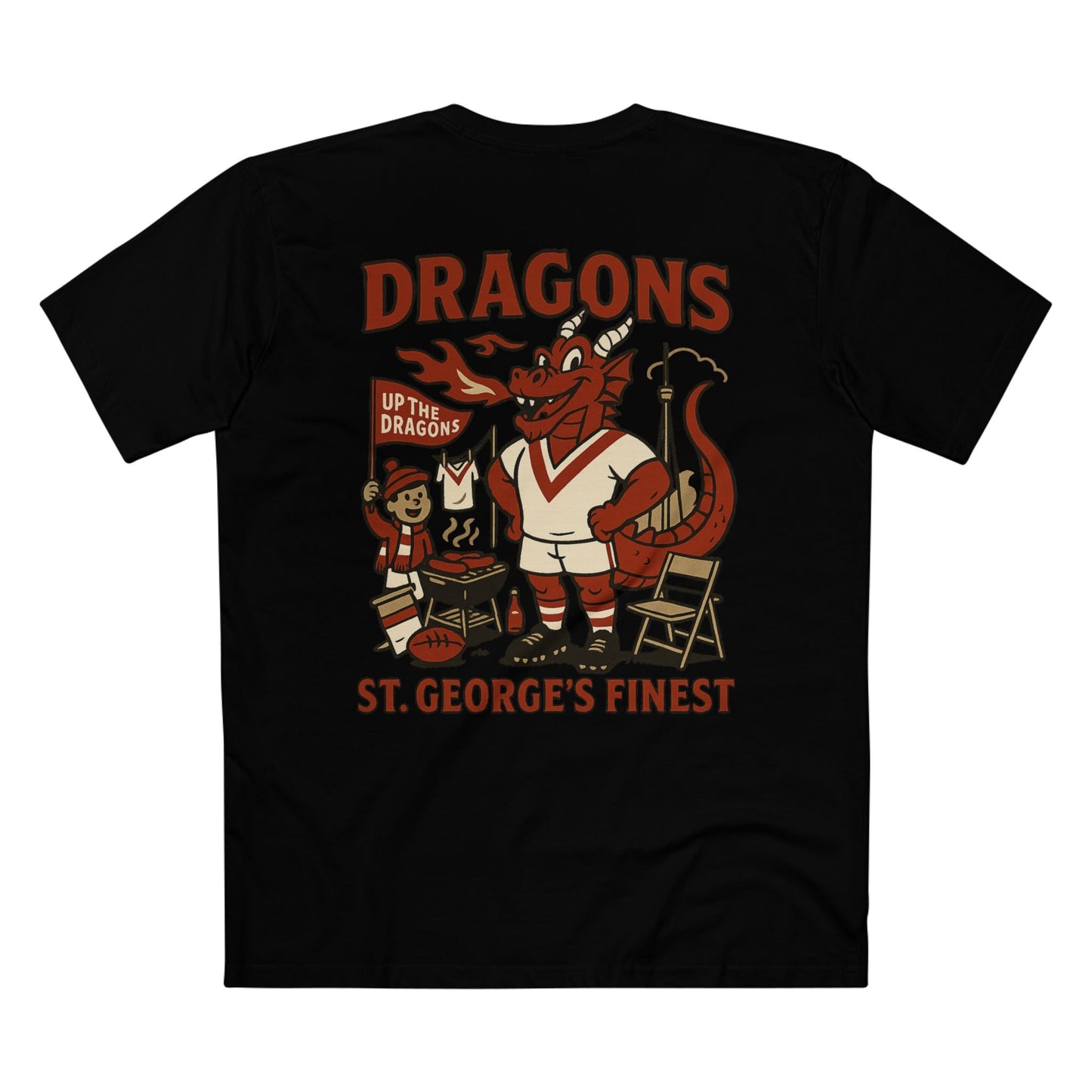 St George Rugby League Tee - Dragons Club Series - VFtees