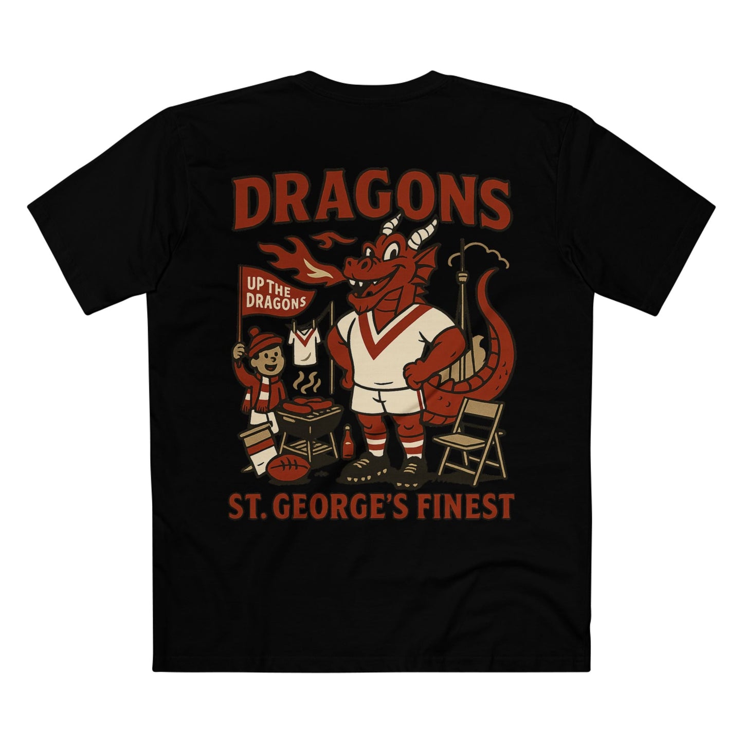 St George Rugby League Tee - Dragons Club Series - VFtees
