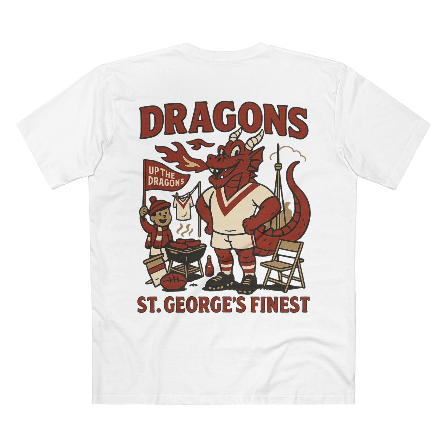 St George Rugby League Tee - Dragons Club Series - VFtees
