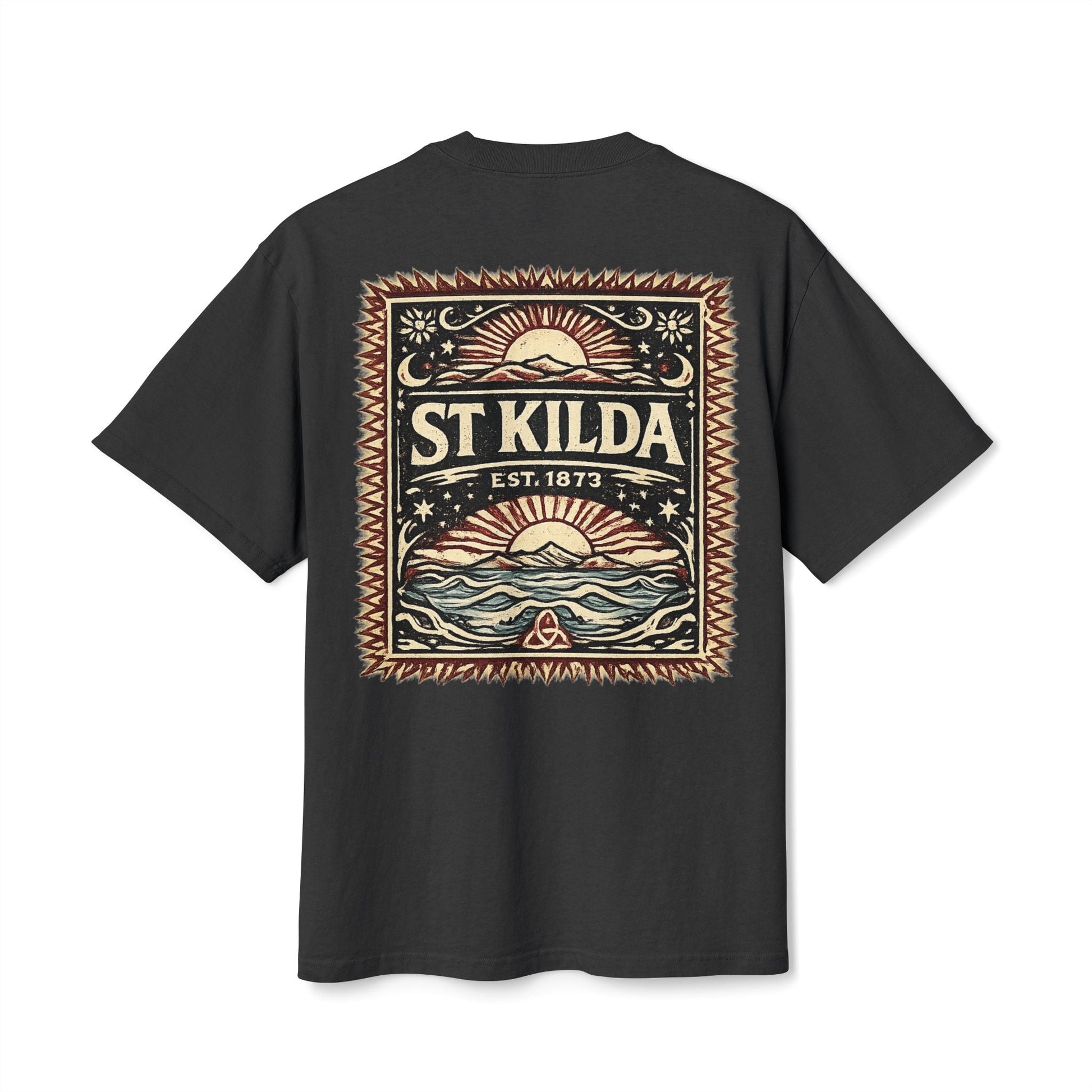 St Kilda Football Wave Tee - VFtees