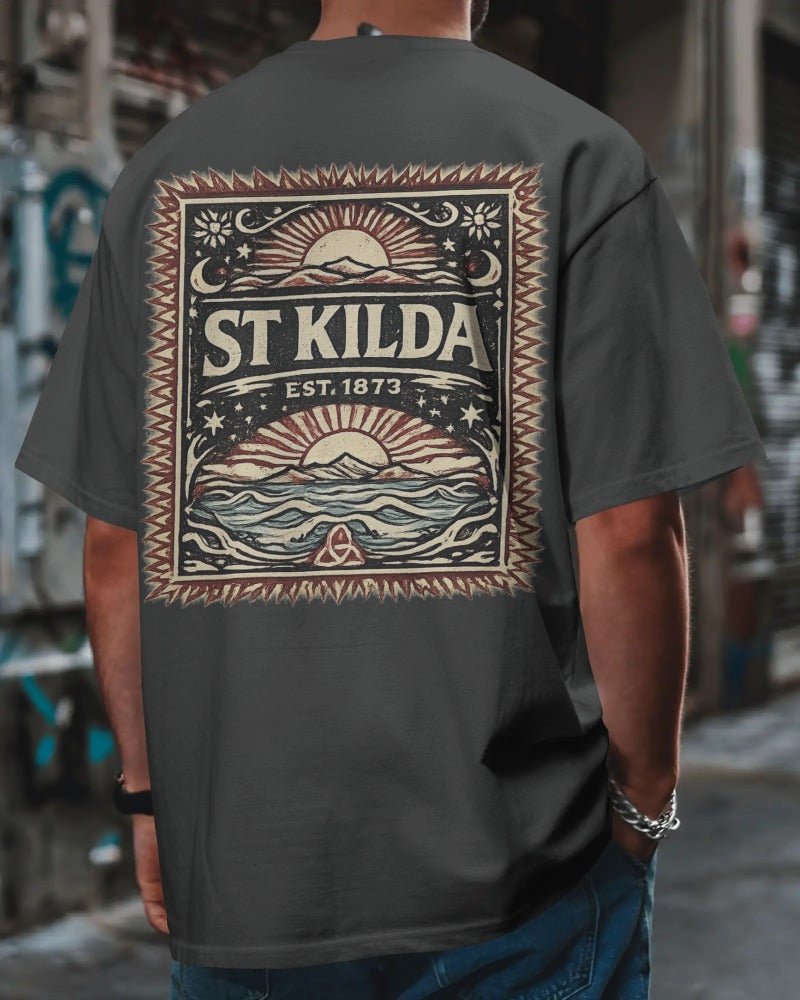 St Kilda Football Wave Tee - VFtees