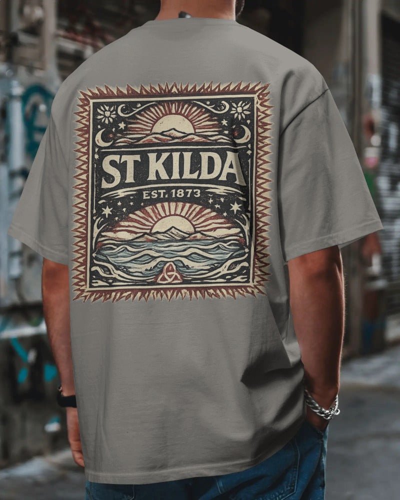 St Kilda Football Wave Tee - VFtees