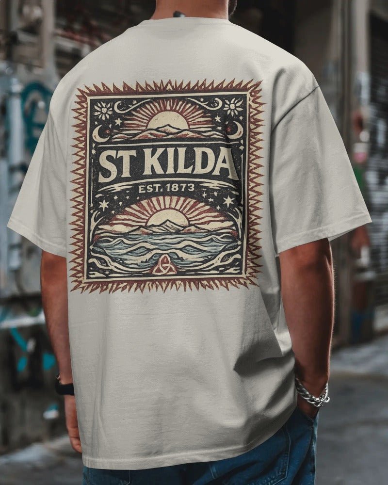 St Kilda Football Wave Tee - VFtees
