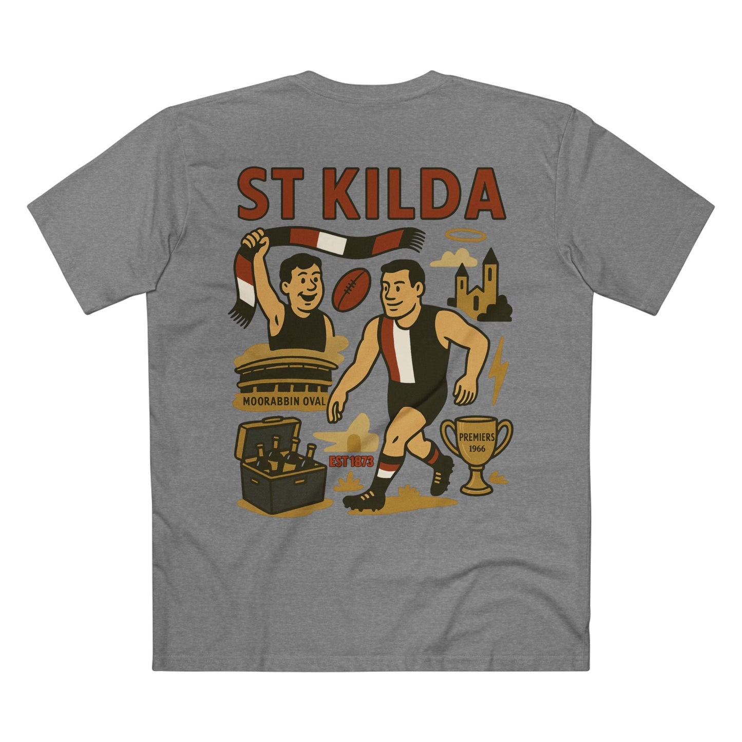 St Kilda Footy Tee - Saints Club Series - VFtees