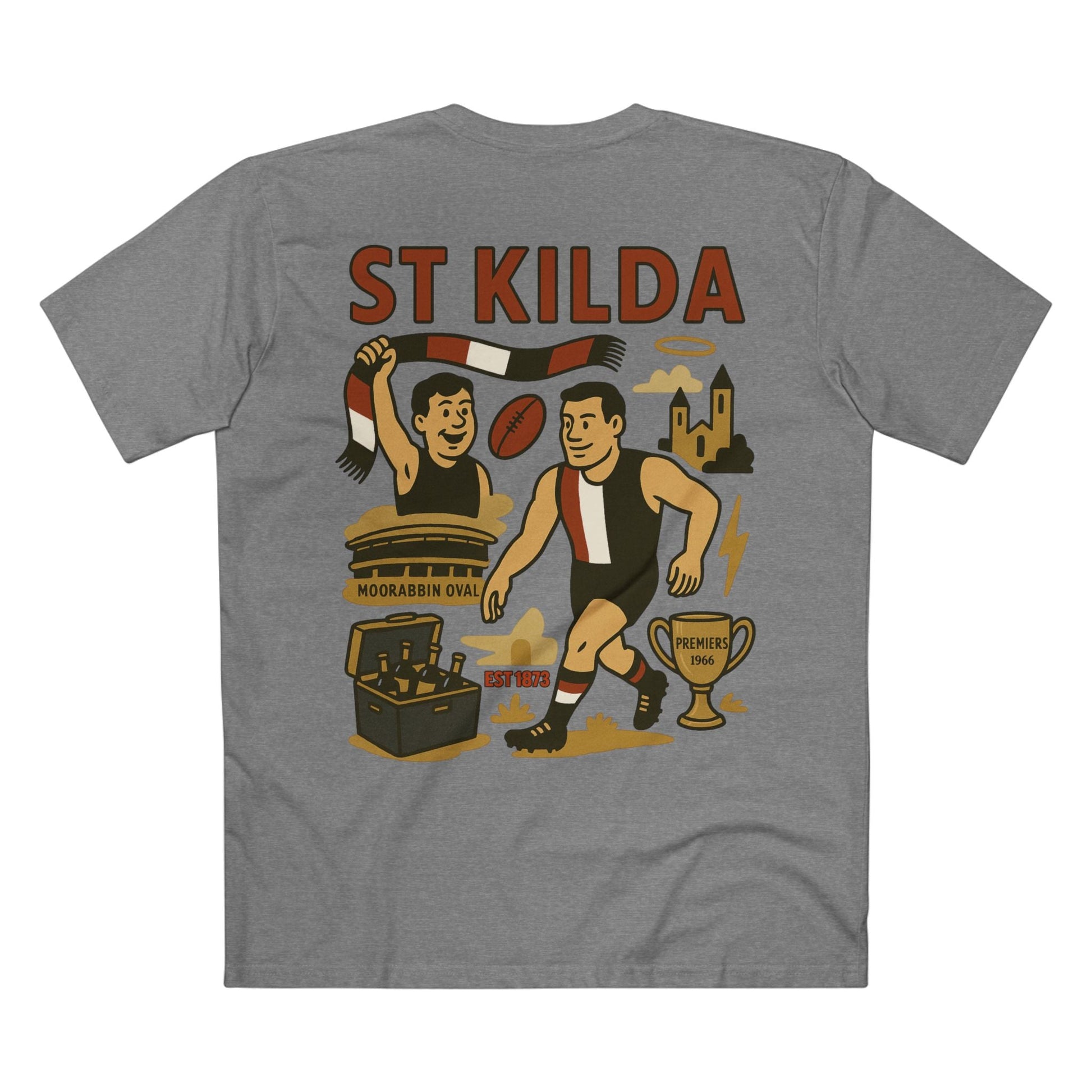 St Kilda Footy Tee - Saints Club Series - VFtees