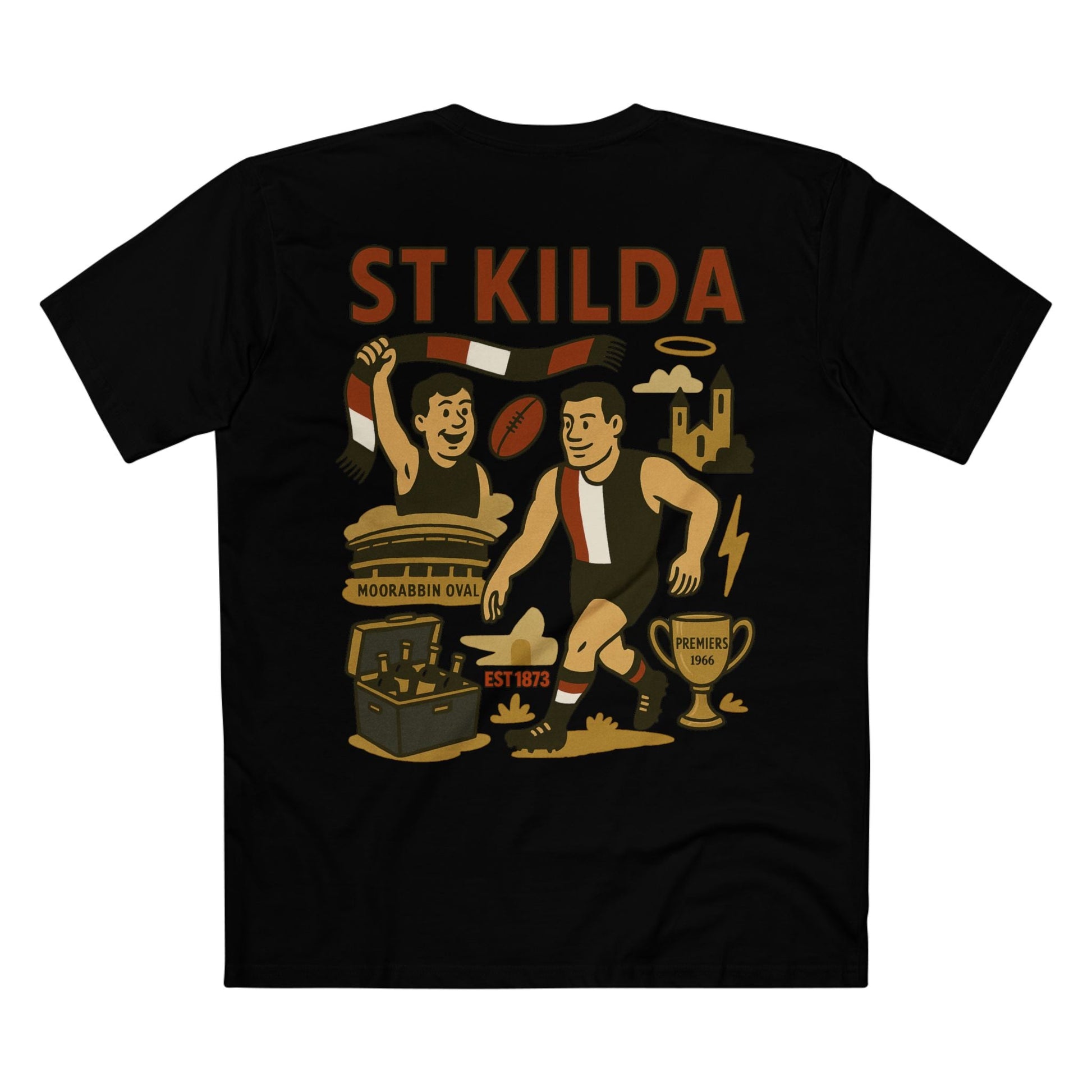 St Kilda Footy Tee - Saints Club Series - VFtees