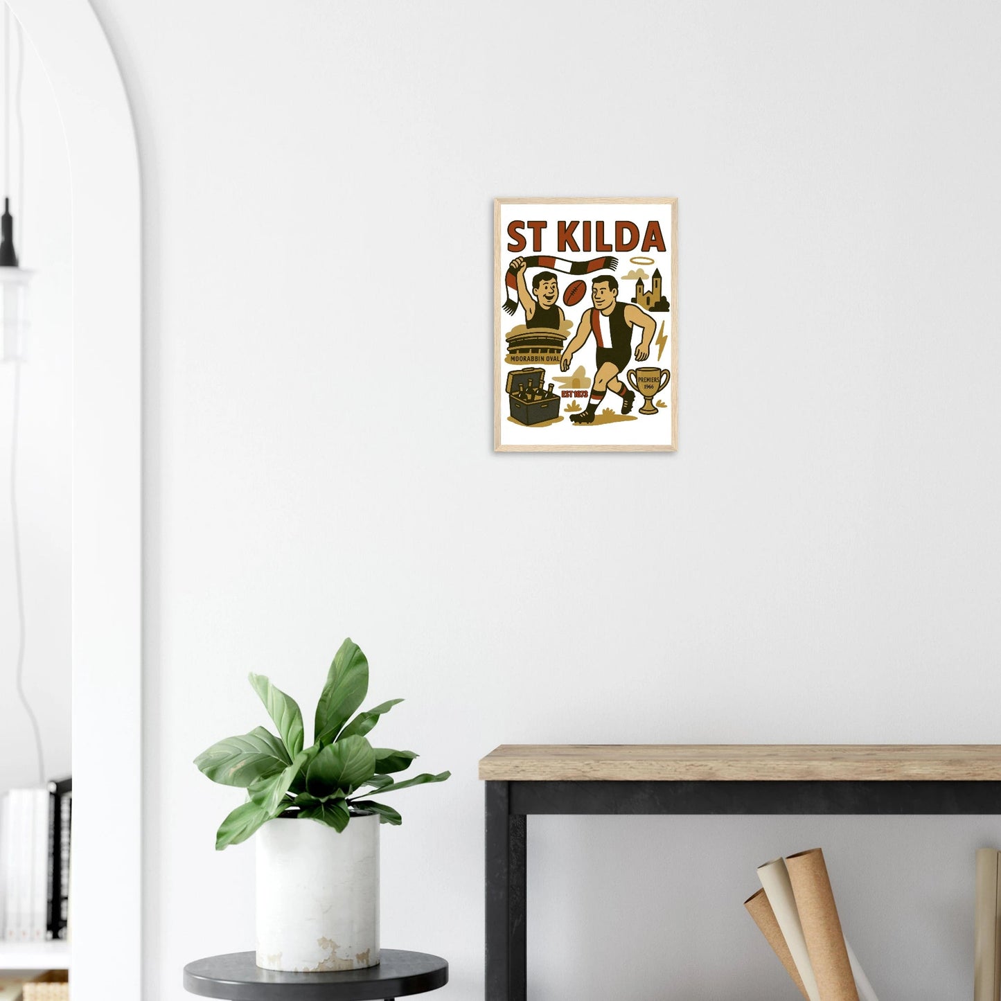 St Kilda - Framed Wall Art - VFtees