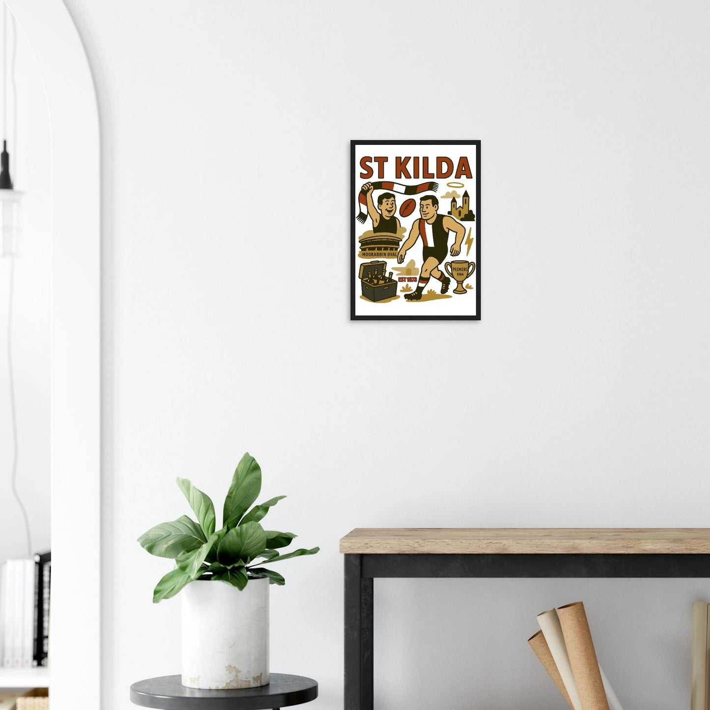 St Kilda - Framed Wall Art - VFtees