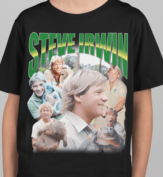 Steve Irwin Aussie Legend Graphic Tee (Kids) - VFtees