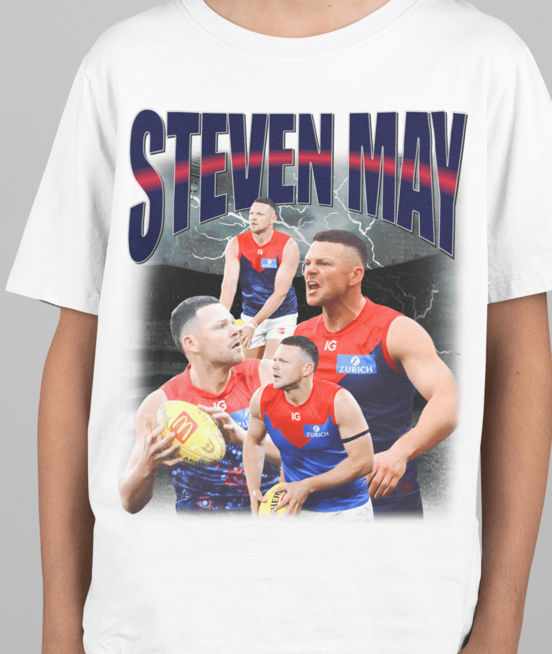 Steven May AFL Graphic Tee (Kids) - VFtees