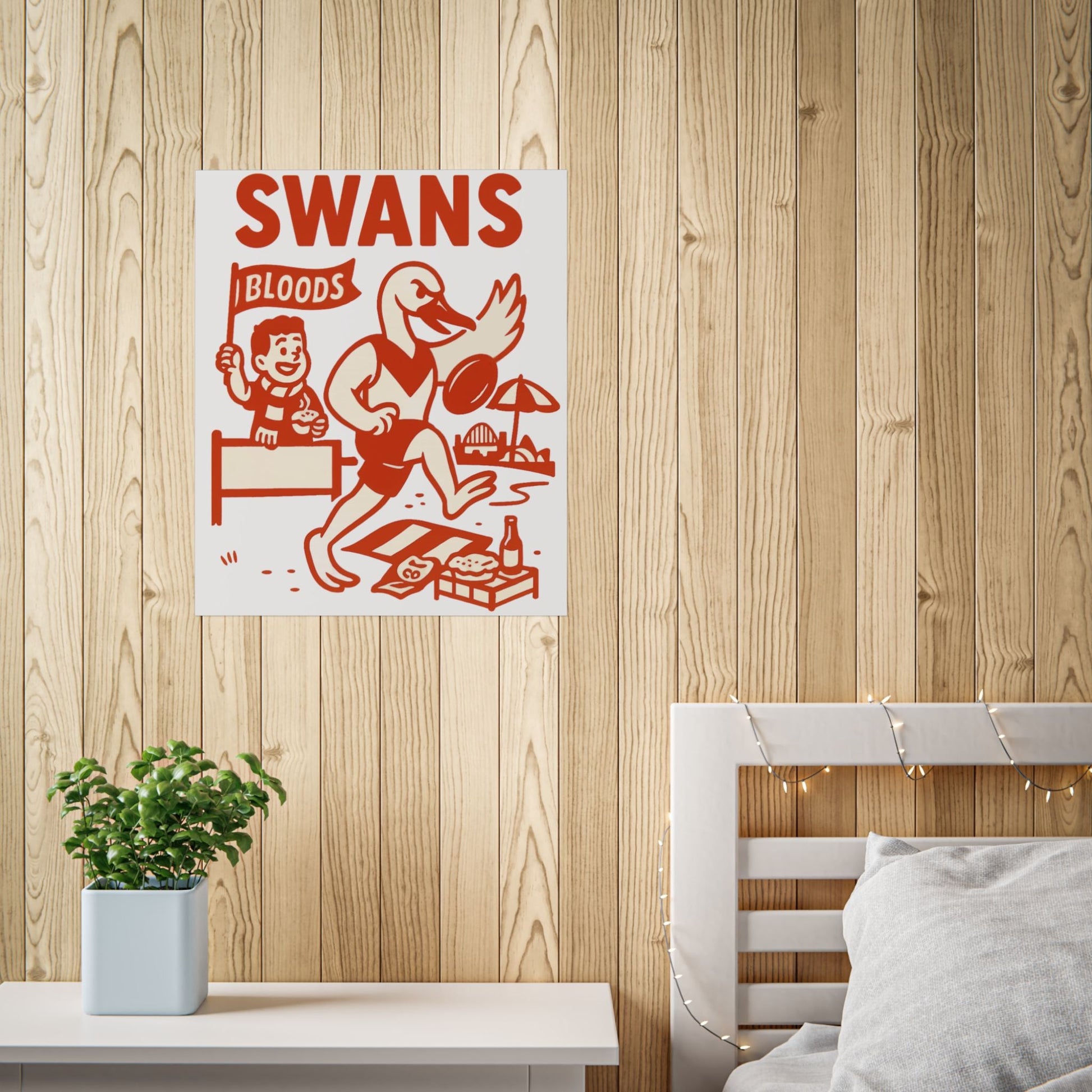Swans Vintage Wall Art (Limited Release) - VFtees