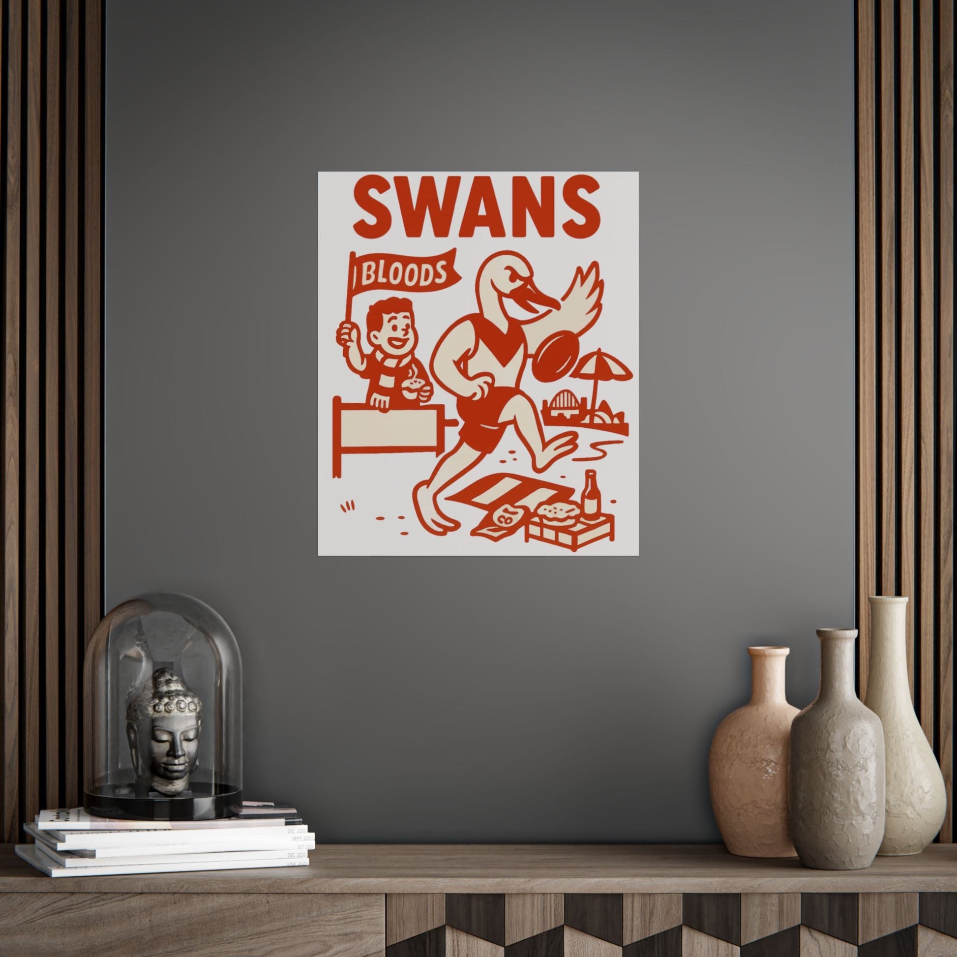 Swans Vintage Wall Art (Limited Release) - VFtees