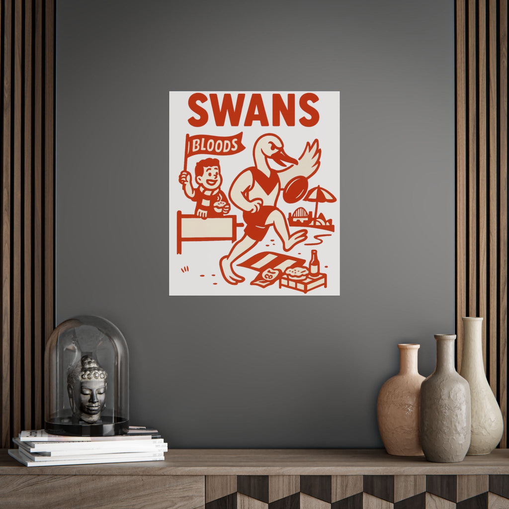Swans Vintage Wall Art (Limited Release) - VFtees