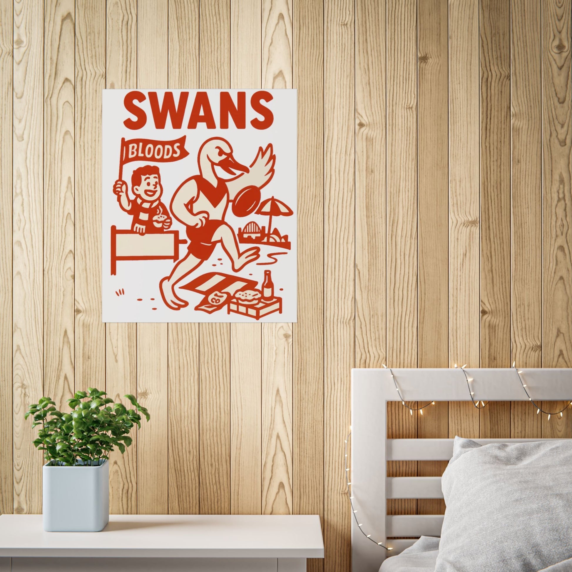 Swans Vintage Wall Art (Limited Release) - VFtees