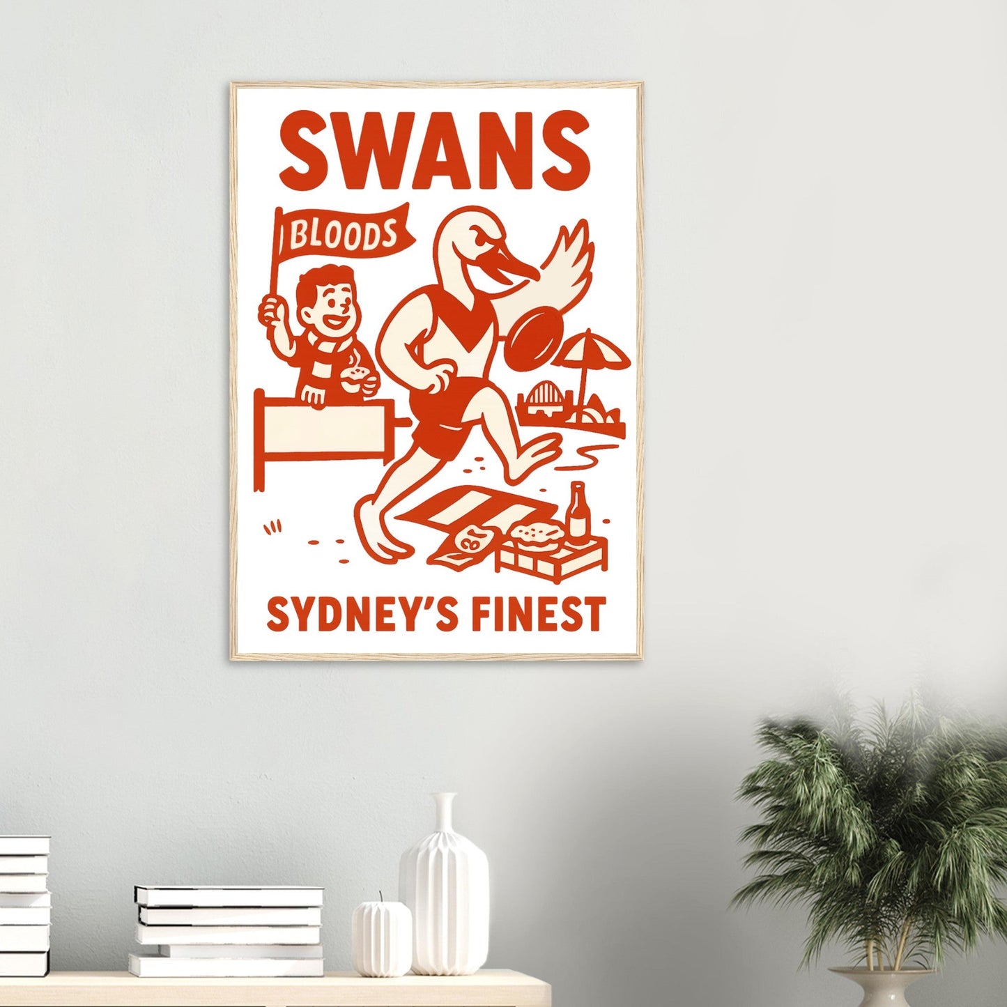 Sydney Swans Framed Wall Art - VFtees