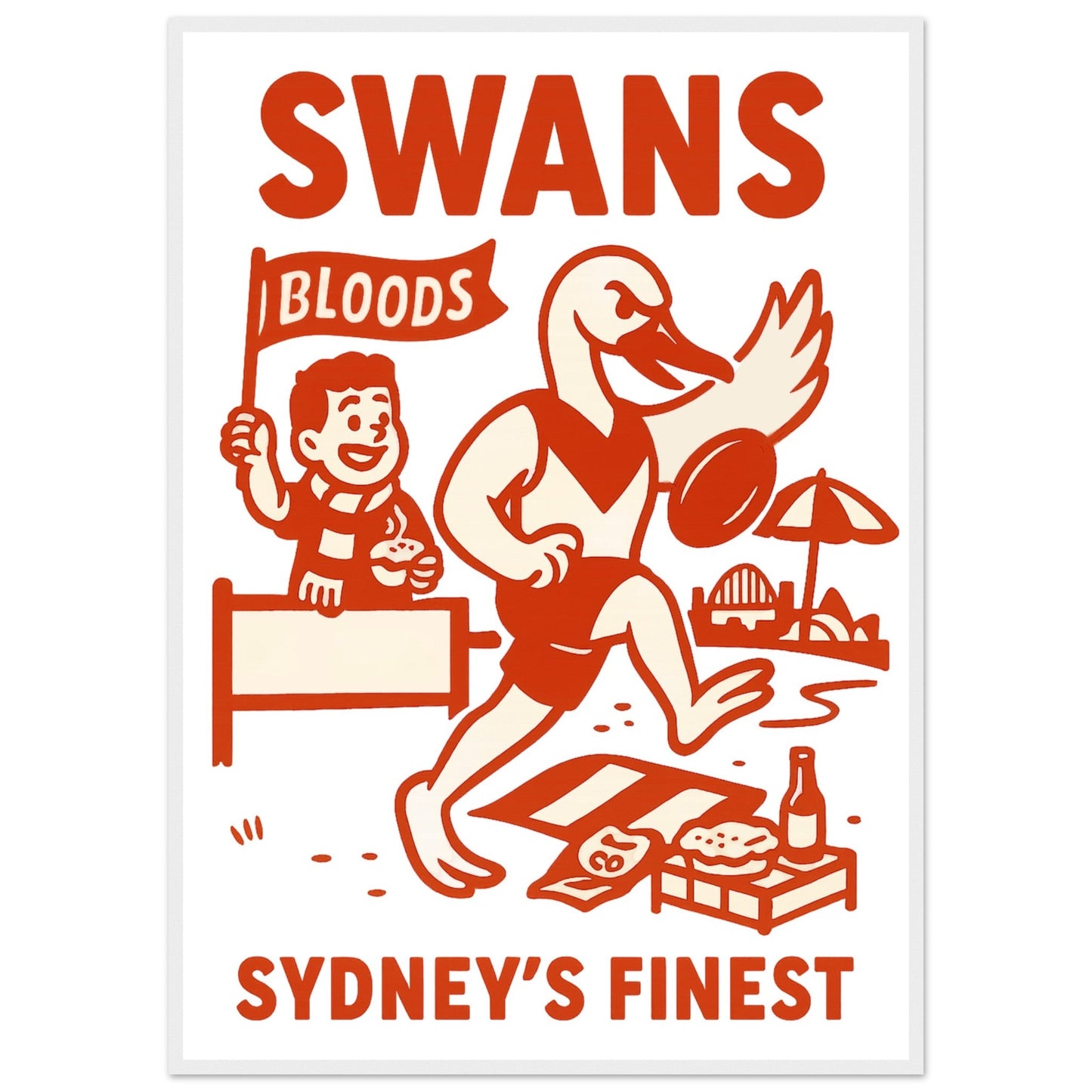 Sydney Swans Framed Wall Art - VFtees
