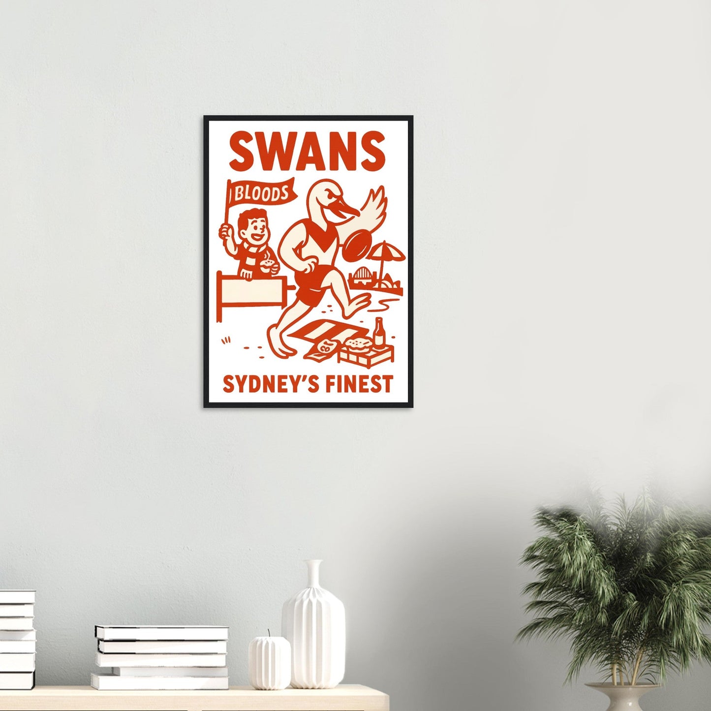 Sydney Swans Framed Wall Art - VFtees