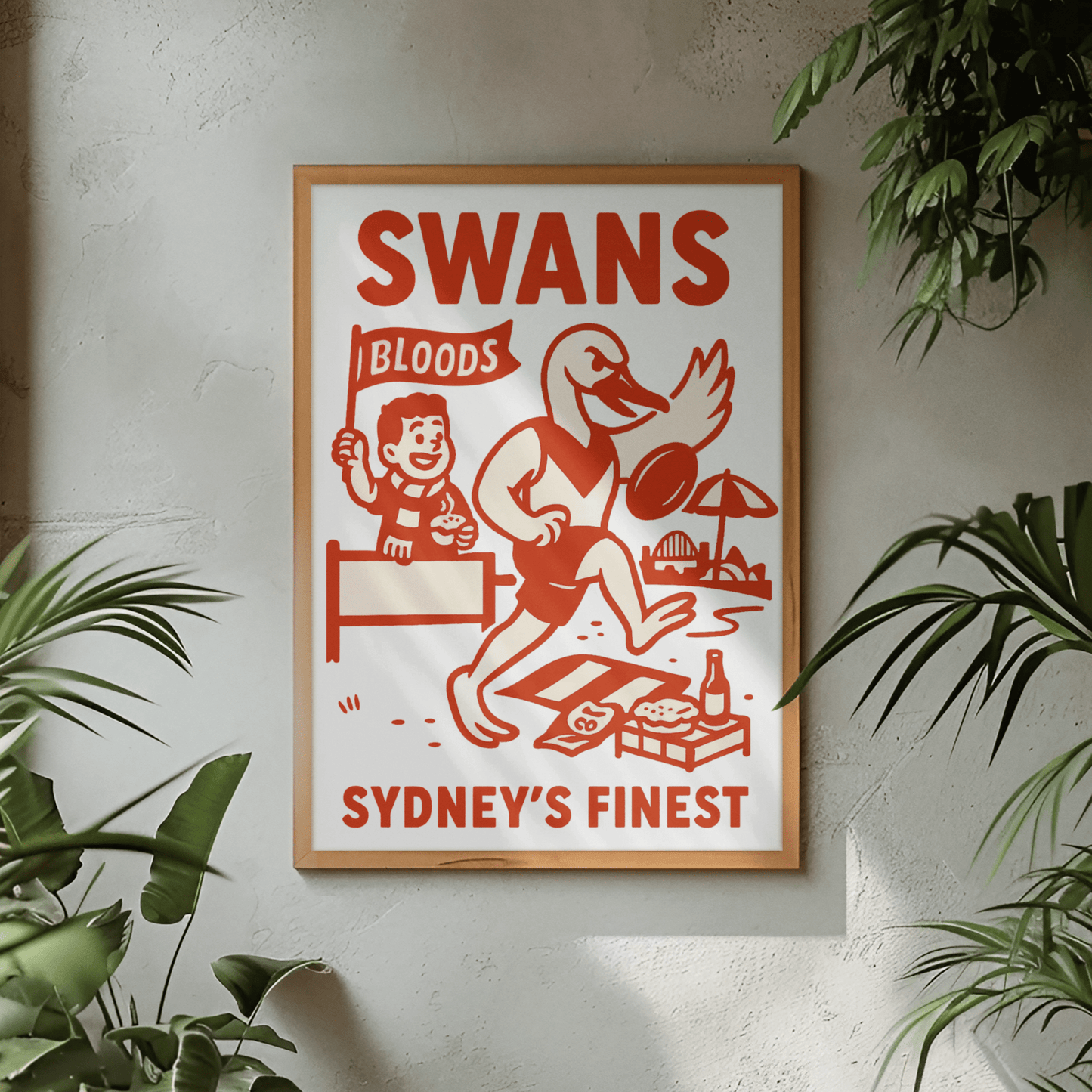 Sydney Swans Framed Wall Art - VFtees