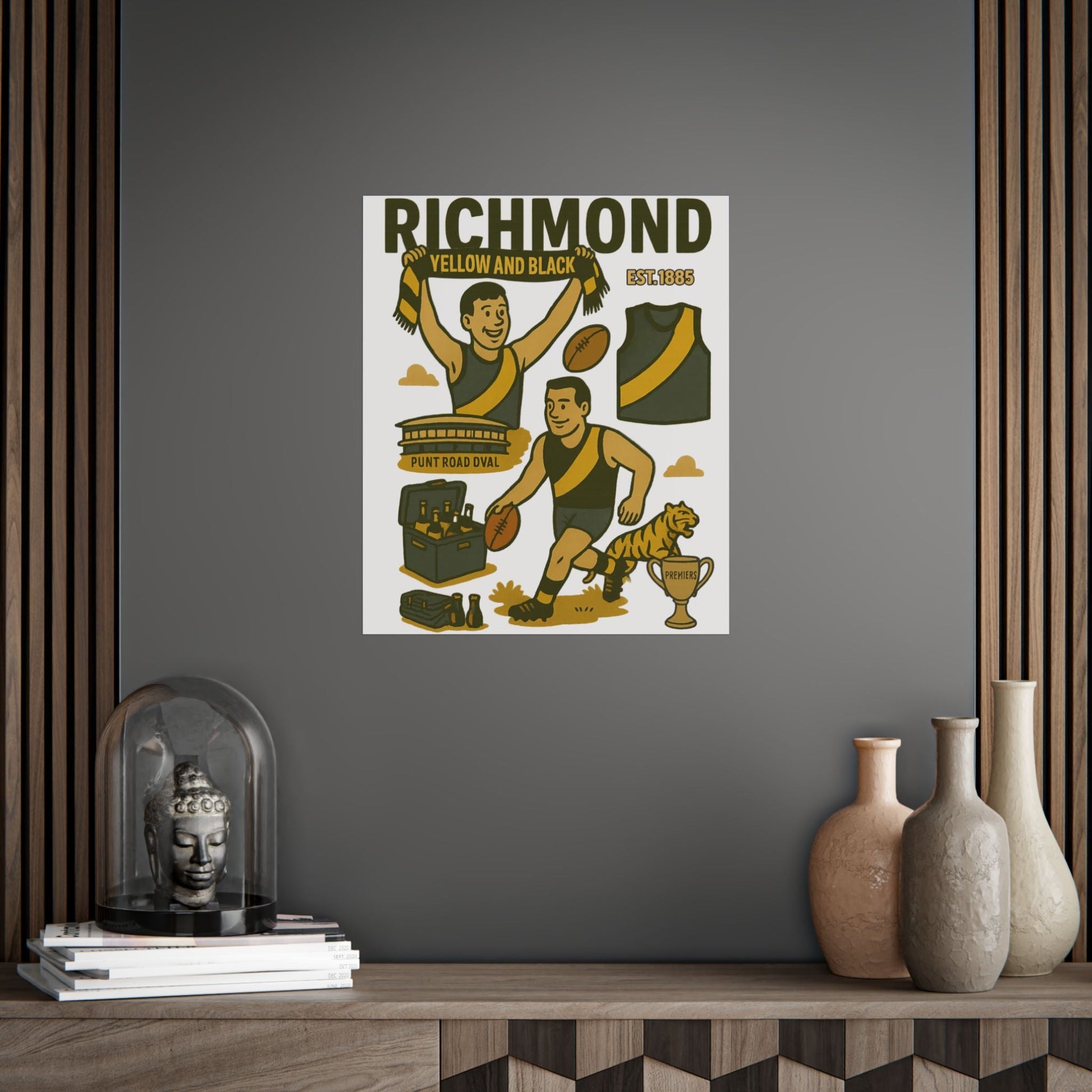 Tigers Vintage Wall Art (Limited Release) - VFtees