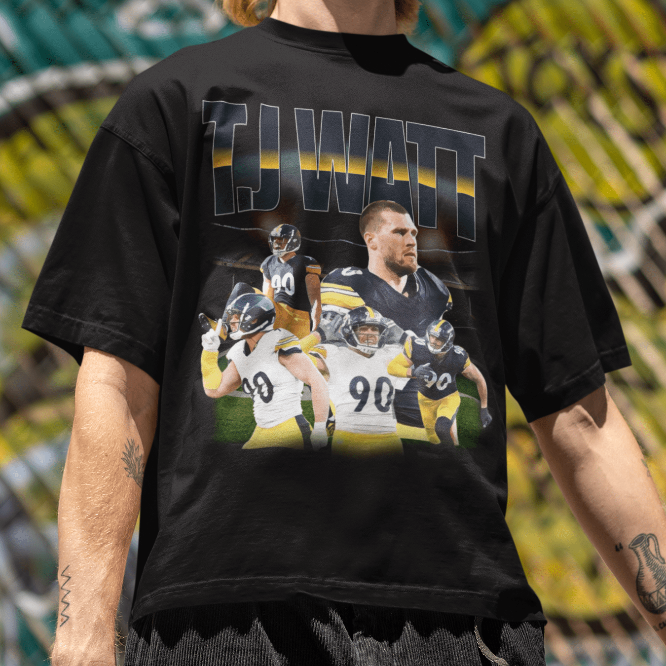 T.J Watt NFL Graphic Tee - VFtees