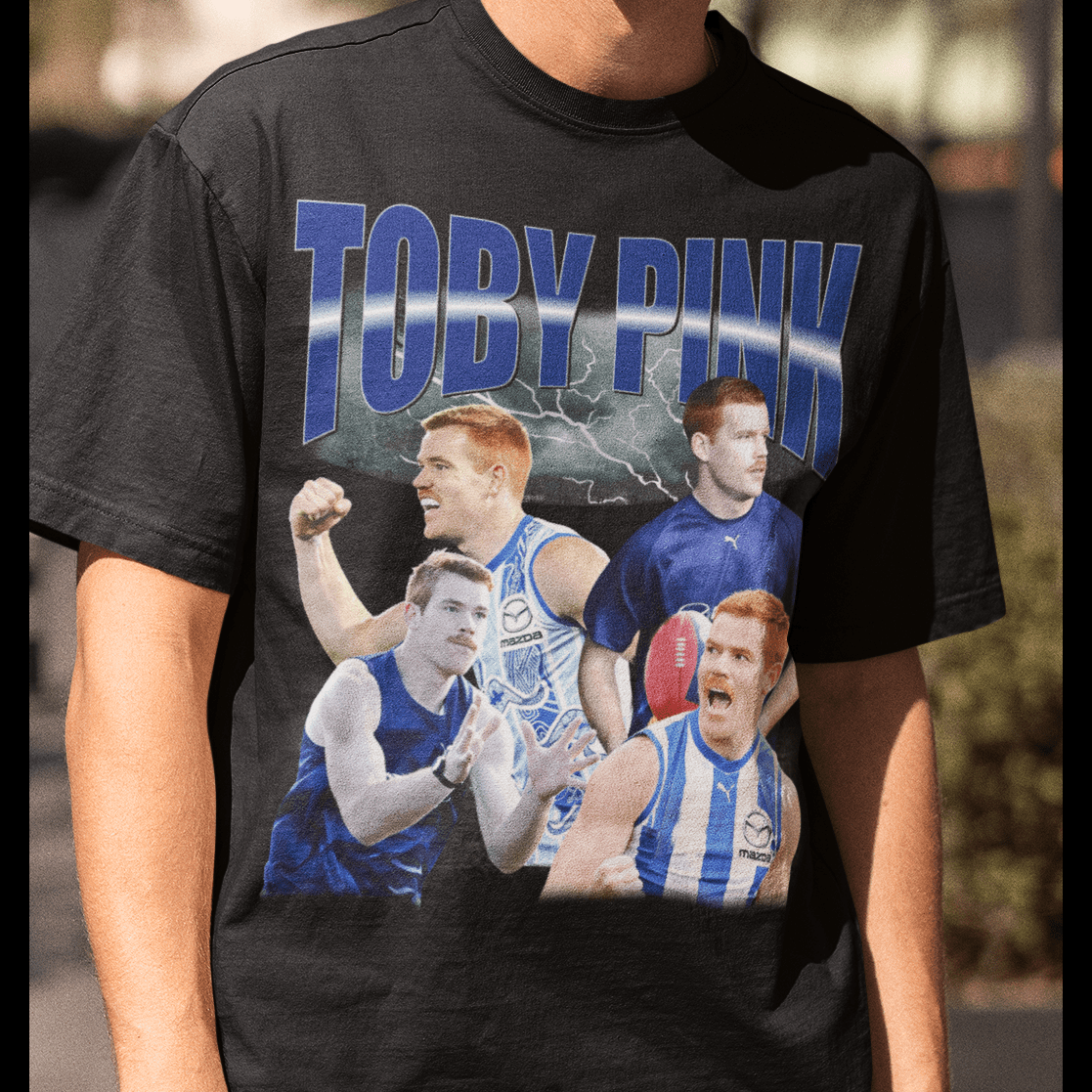 Toby Pink AFL Graphic Tee - VFtees