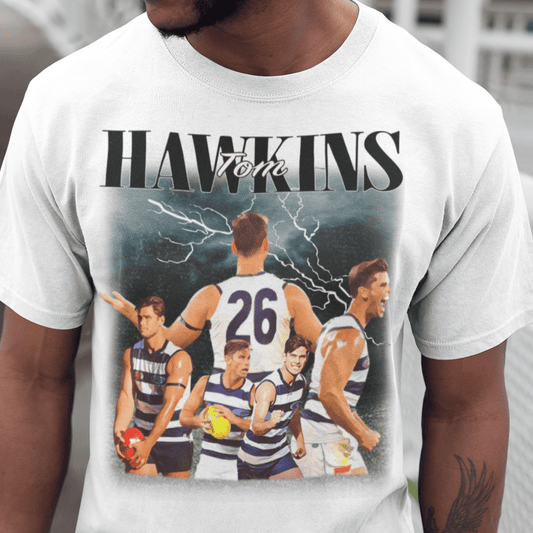 Tom Hawkins AFL Graphic Tee - VFtees