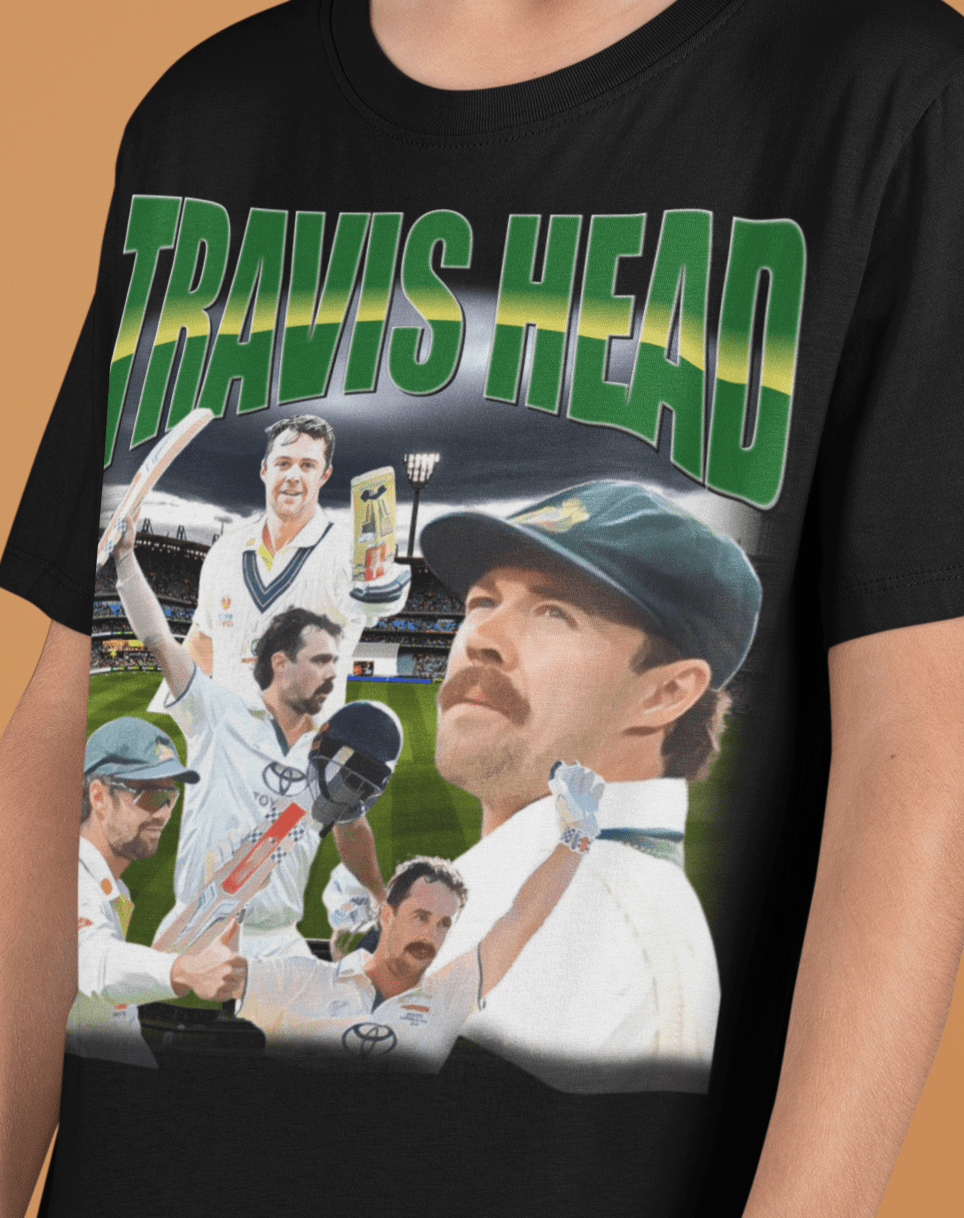 Travis Head Australian Cricket Graphic Tee (Kids) - VFtees