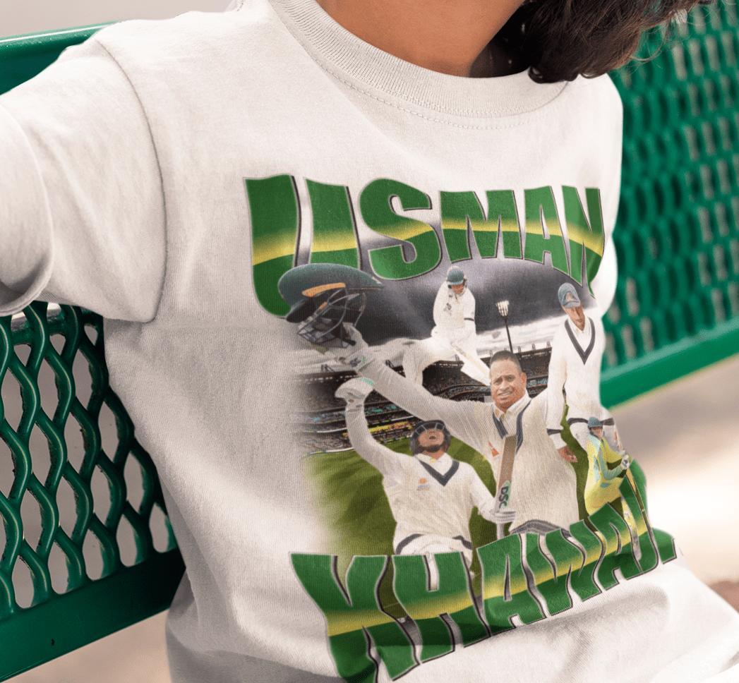 Usman Khawaja Australian Cricket Graphic Tee (Kids) - VFtees